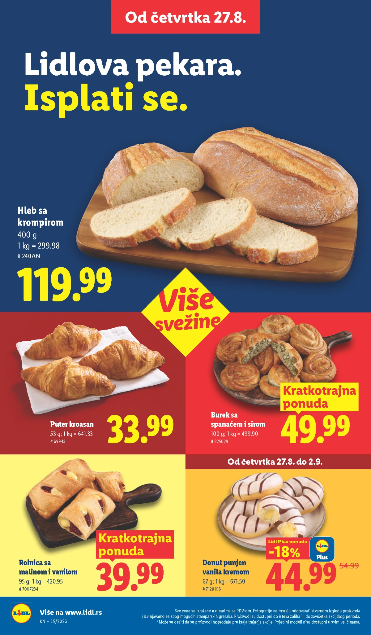 Lidl katalog akcija strana 26 – važi od 27.8. do 2.9.2026.
