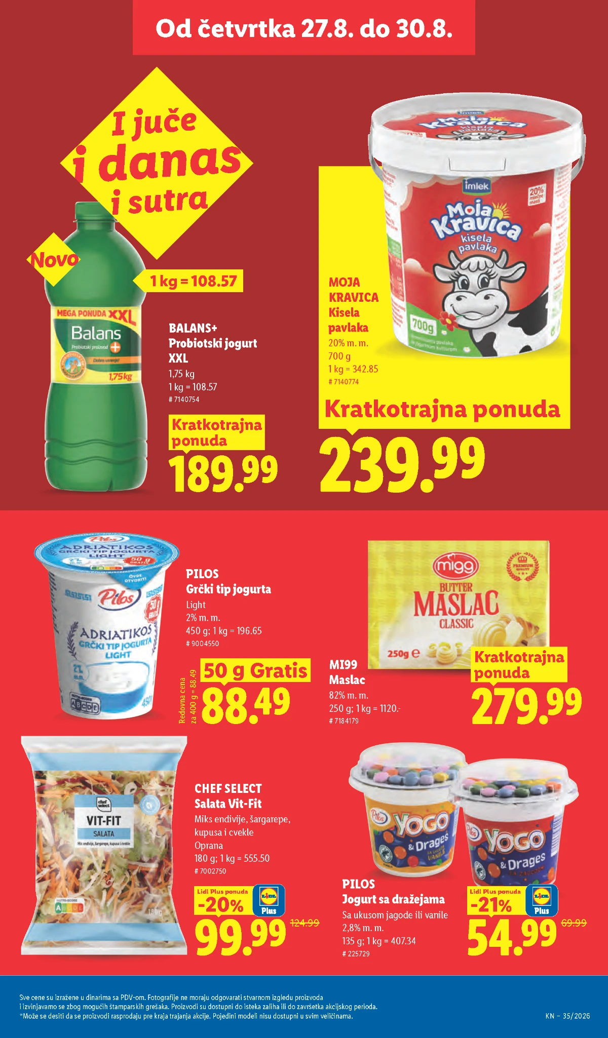 Lidl katalog akcija strana 29 – važi od 31.8. do 2.9.2026.