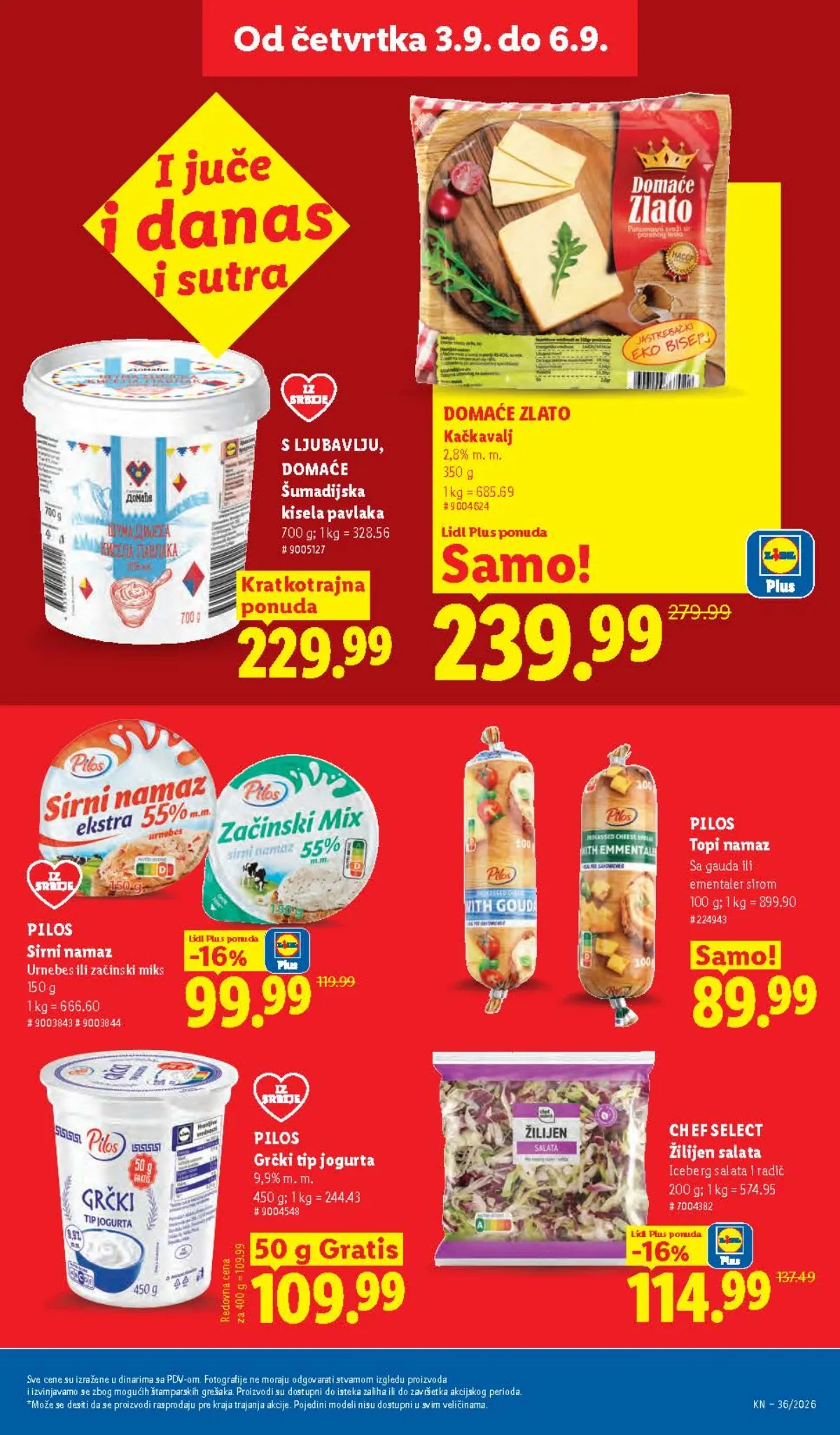 Lidl katalog akcija strana 29 – važi od 3.9. do 9.9.2026.