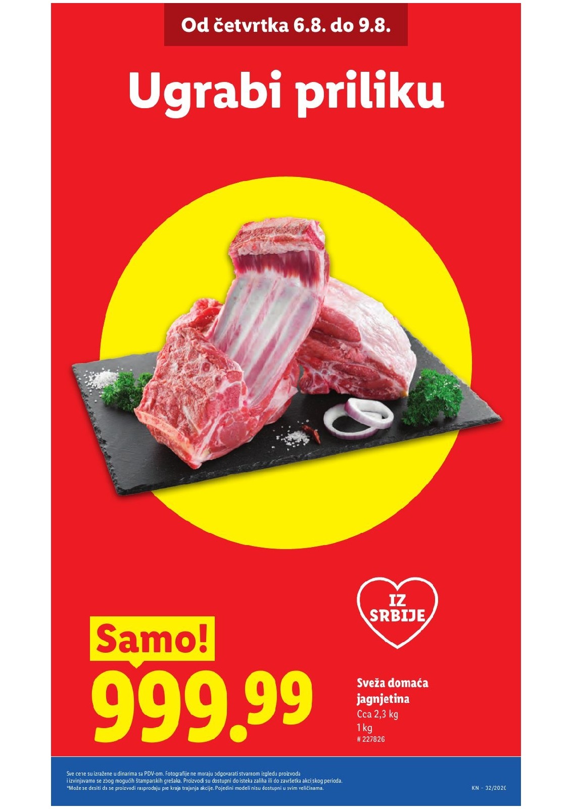 Lidl katalog akcija strana 3 – važi od 6.8. do 12.8.2026.