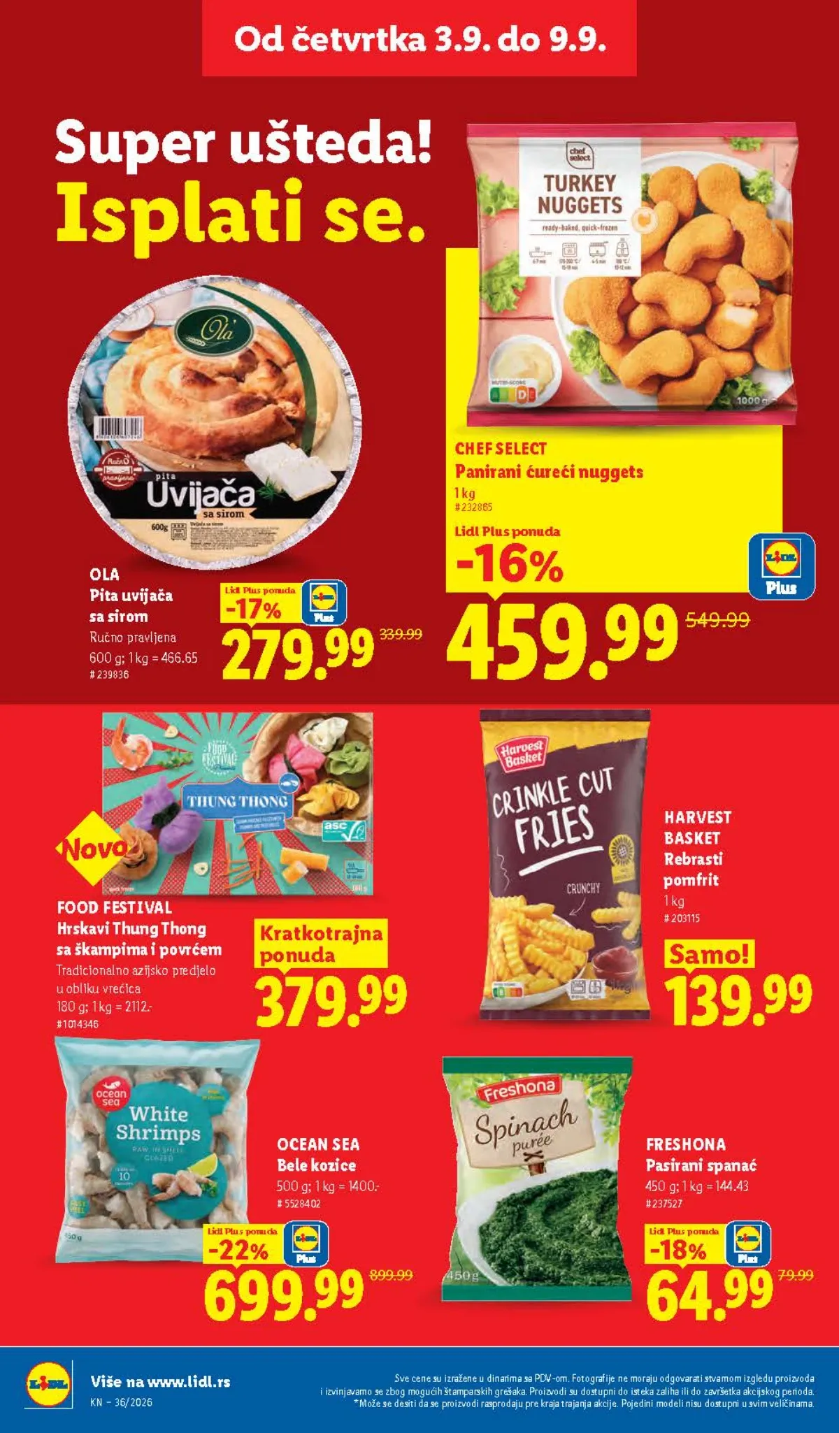 Lidl katalog akcija strana 30 – važi od 3.9. do 9.9.2026.
