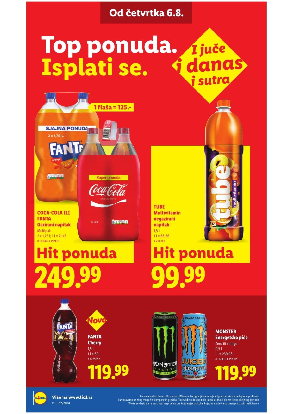 Lidl katalog akcija strana 30 – važi od 6.8. do 12.8.2026.