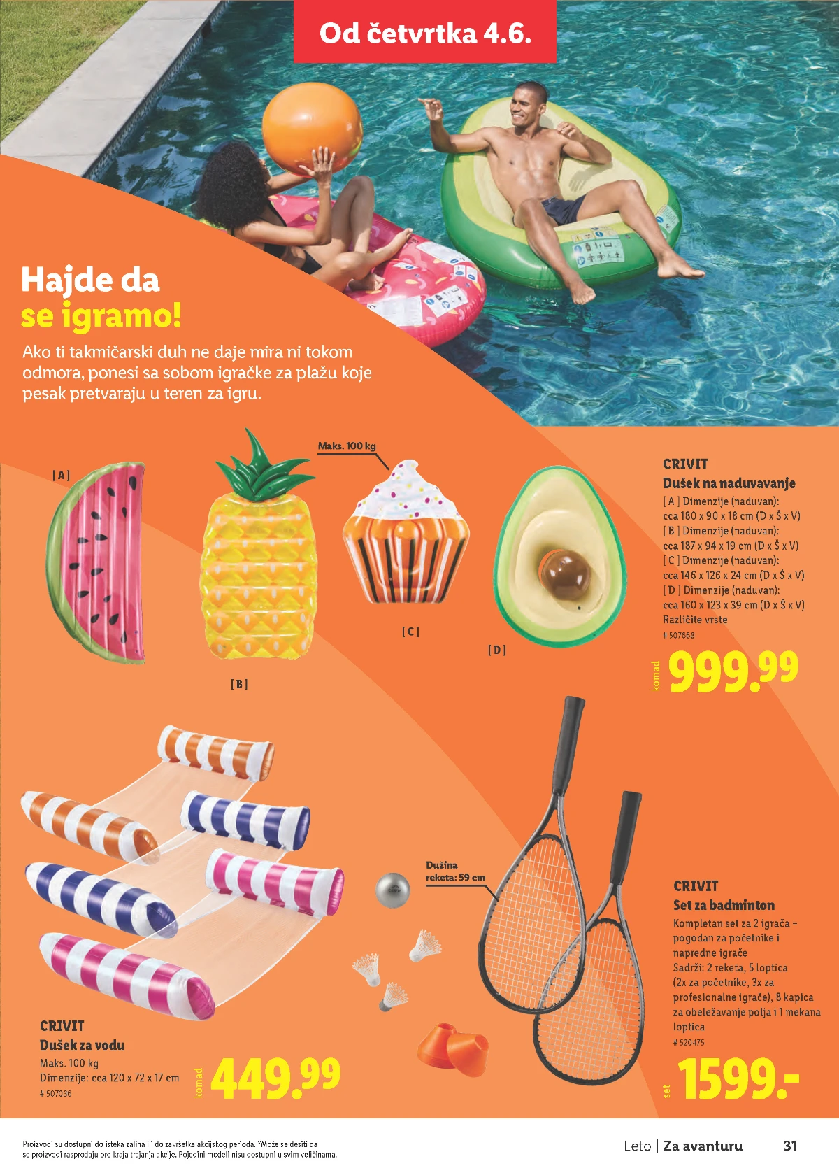 Lidl katalog akcija strana 31 – važi od 28.5. do 2.9.2026.
