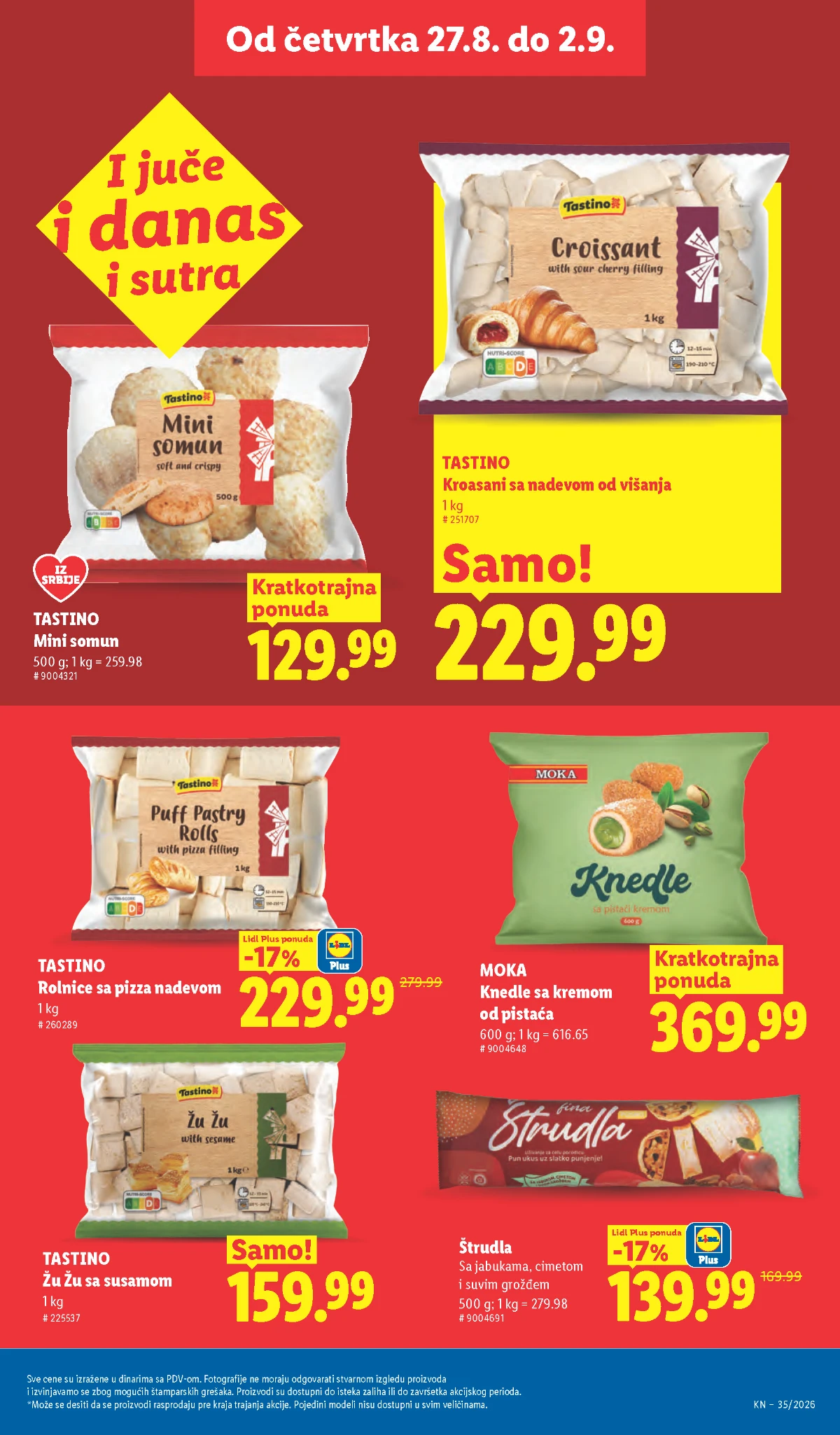 Lidl katalog akcija strana 31 – važi od 31.8. do 2.9.2026.