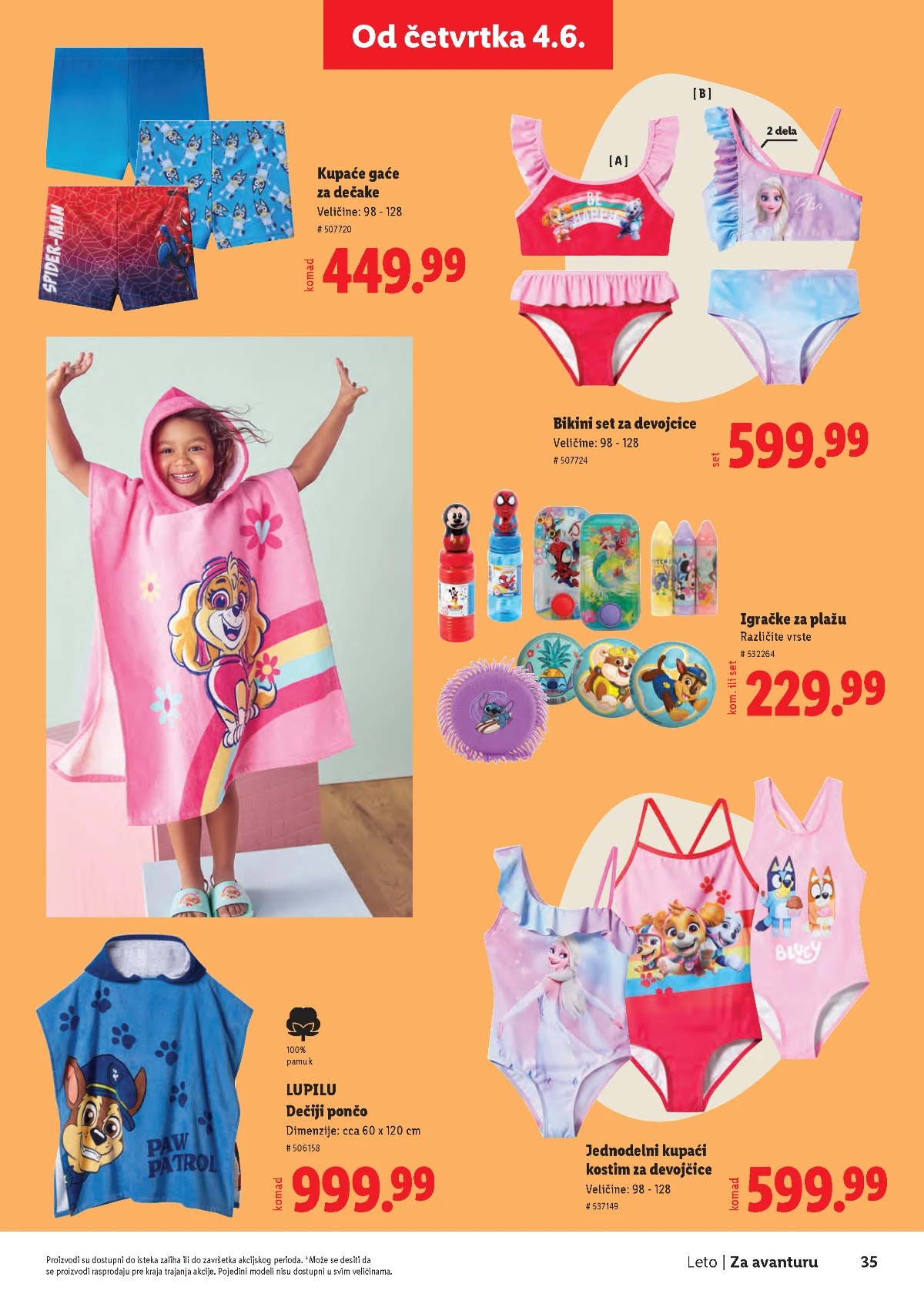 Lidl katalog akcija strana 35 – važi od 28.5. do 2.9.2026.