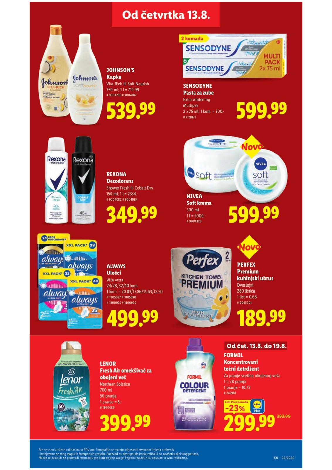 Lidl katalog akcija strana 35 – važi od 13.8. do 16.8.2026.