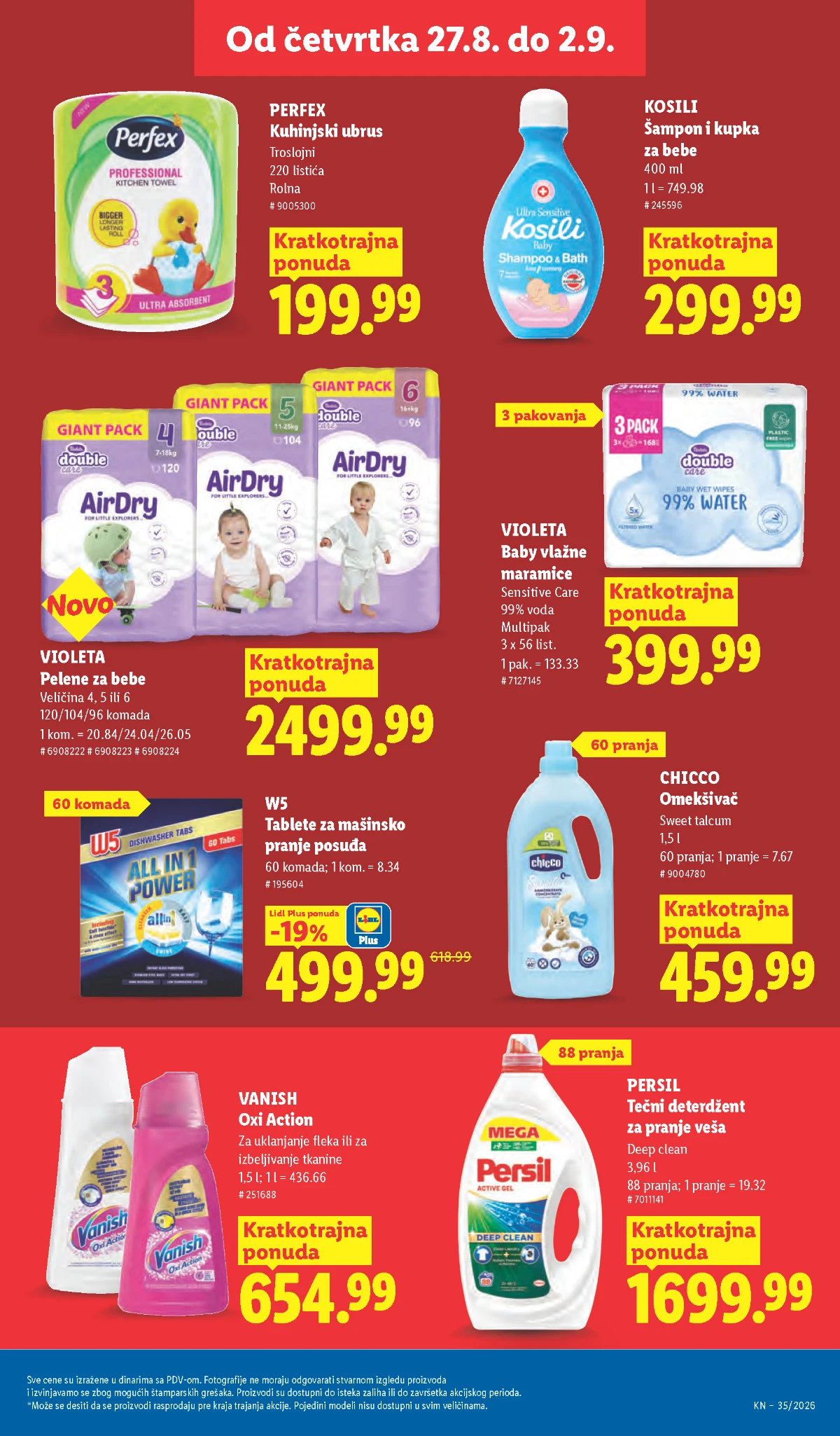 Lidl katalog akcija strana 37 – važi od 27.8. do 2.9.2026.