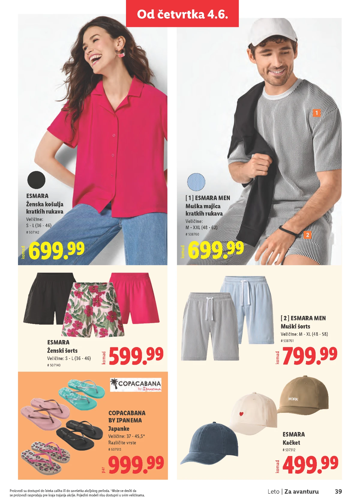 Lidl katalog akcija strana 39 – važi od 28.5. do 2.9.2026.