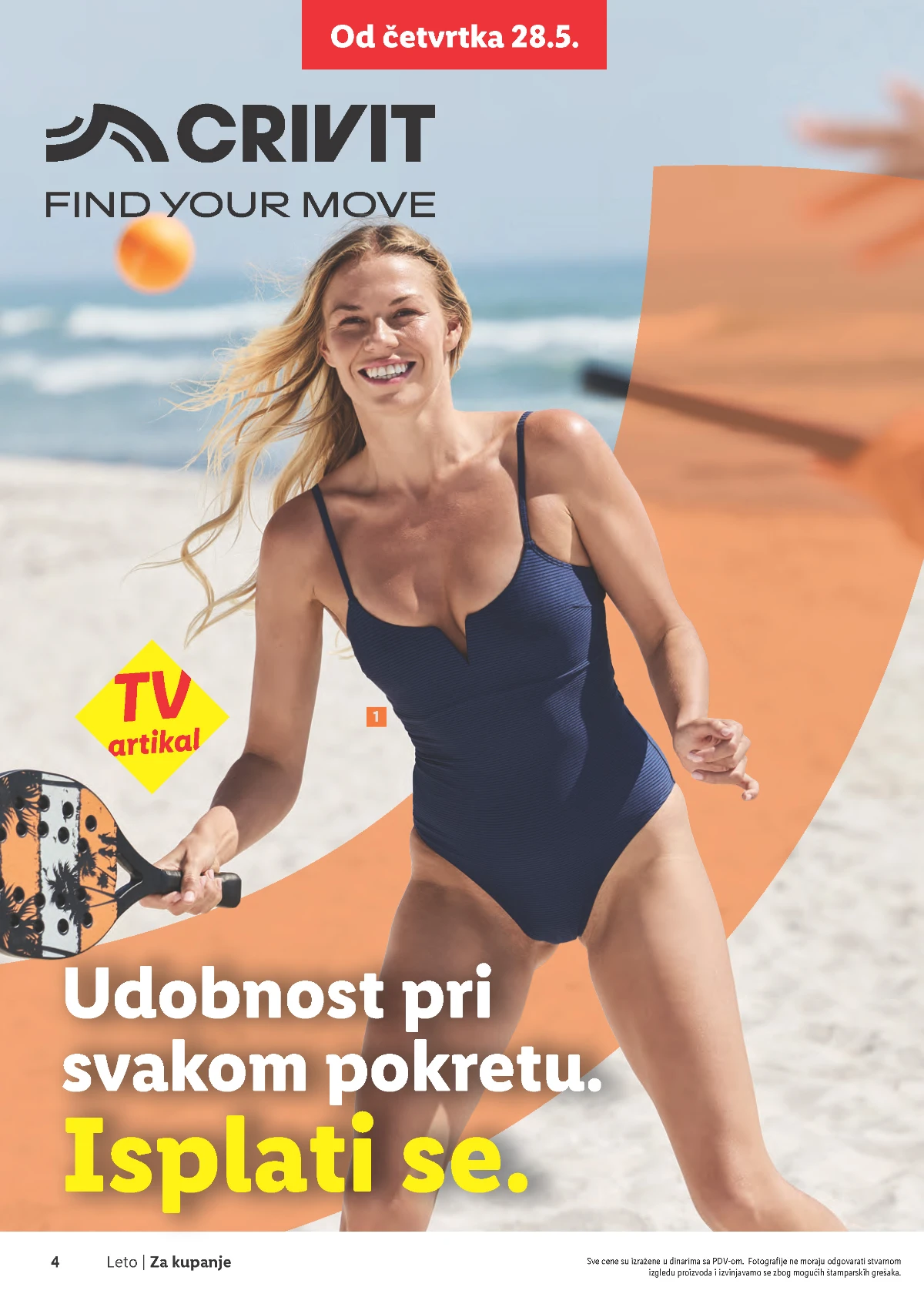 Lidl katalog akcija strana 4 – važi od 28.5. do 2.9.2026.