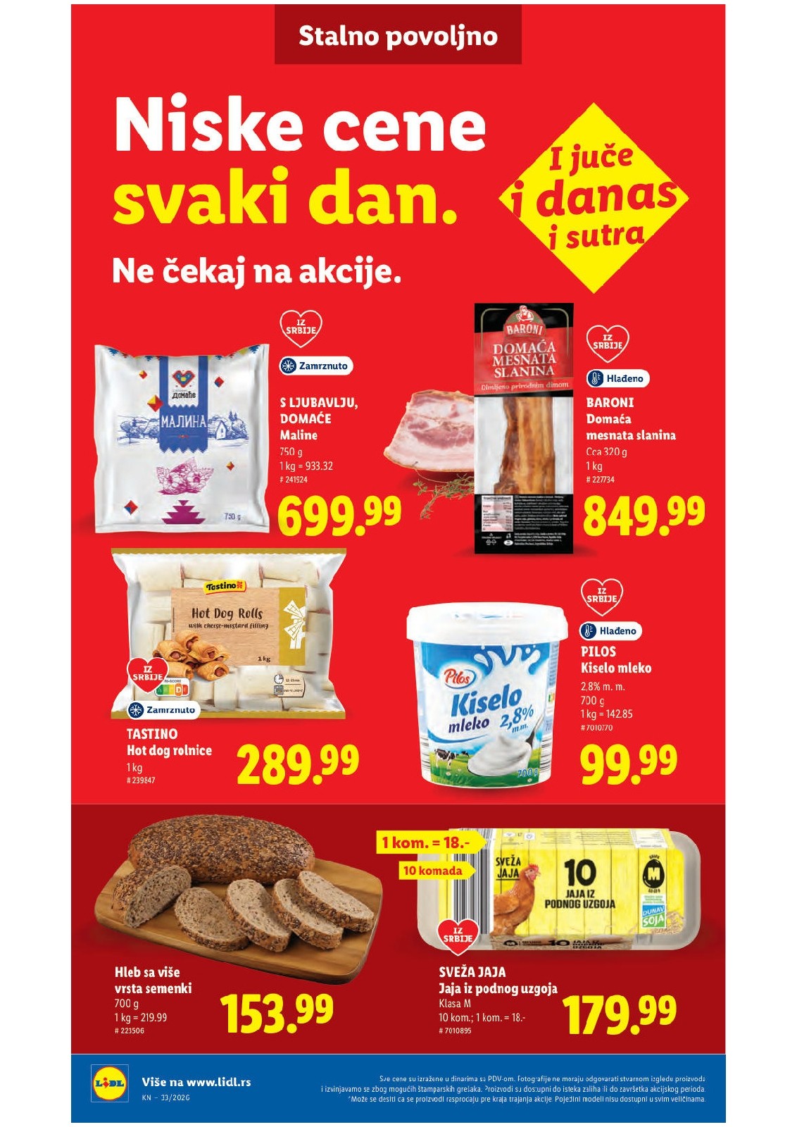 Lidl katalog akcija strana 40 – važi od 13.8. do 16.8.2026.