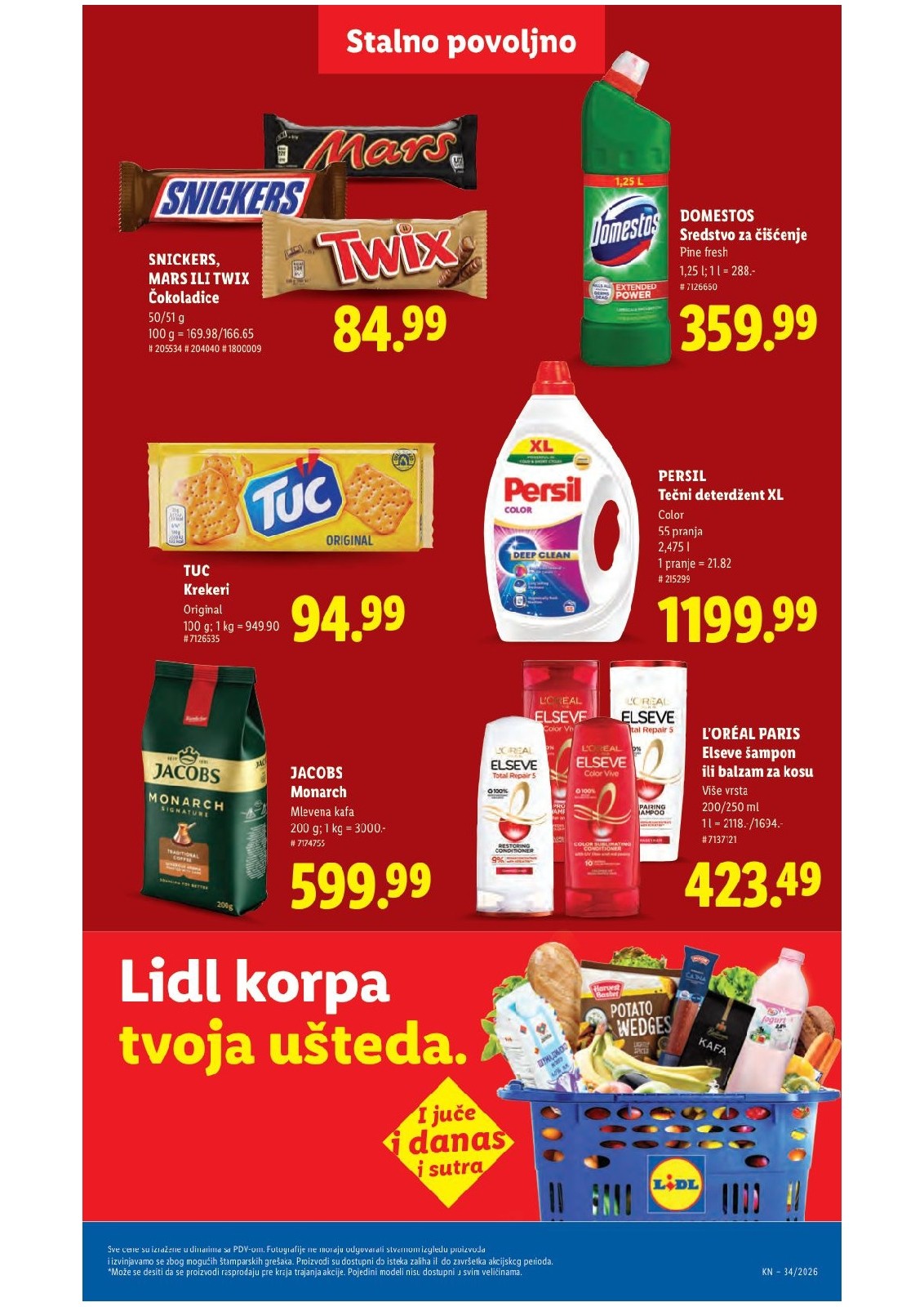 Lidl katalog akcija strana 41 – važi od 20.8. do 26.8.2026.