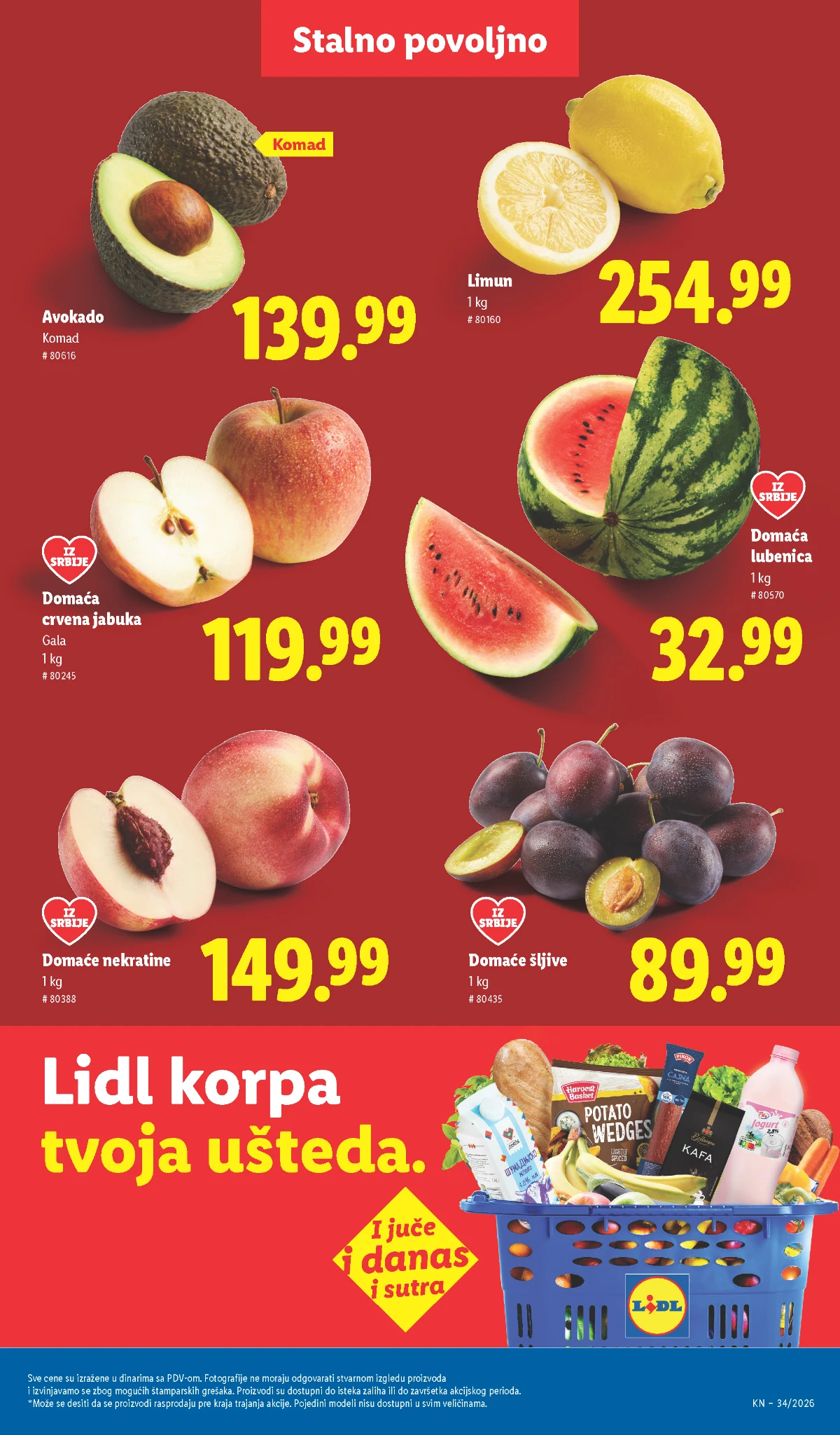 Lidl katalog akcija strana 45 – važi od 27.8. do 2.9.2026.