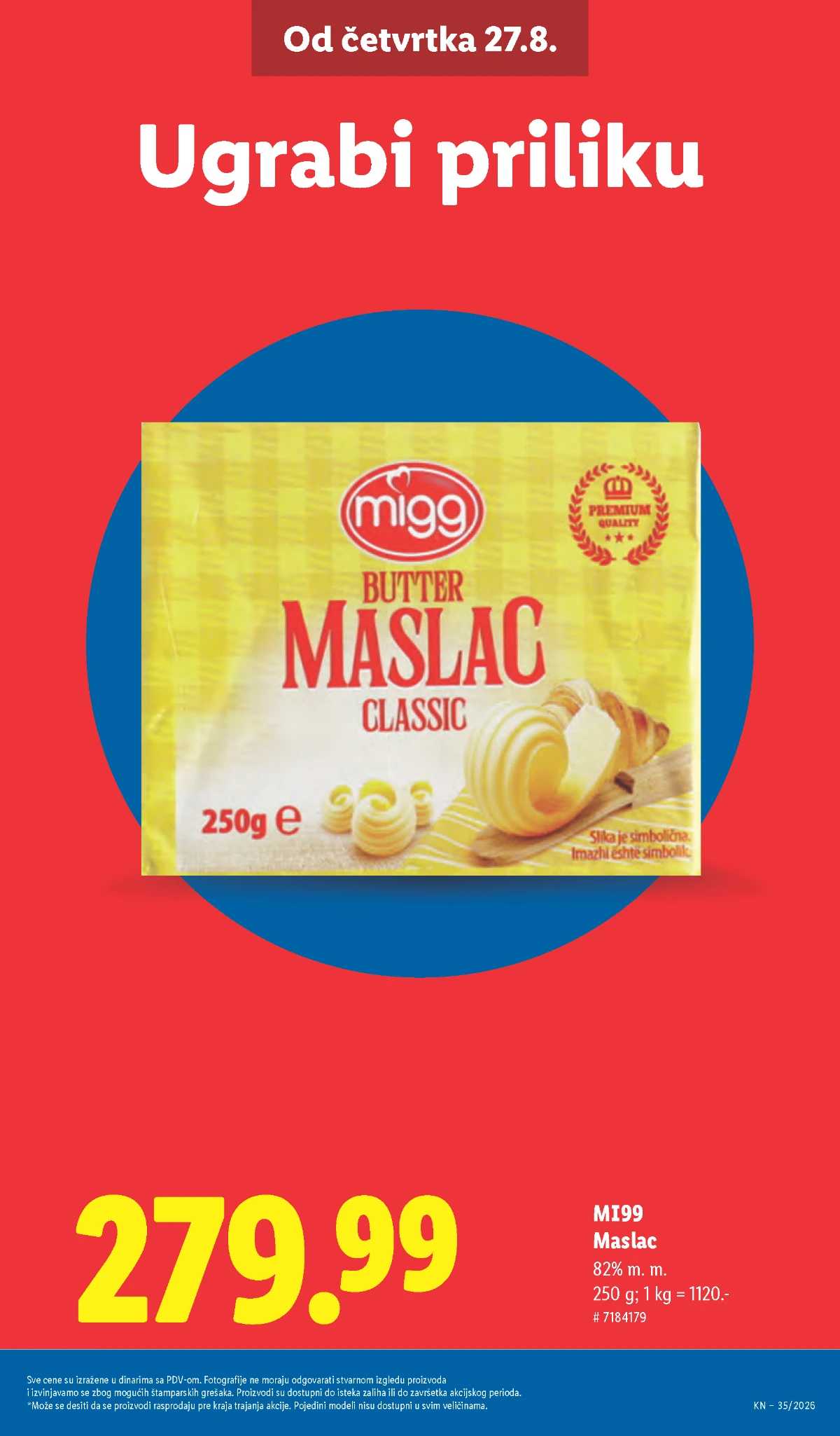 Lidl katalog akcija strana 5 – važi od 27.8. do 2.9.2026.