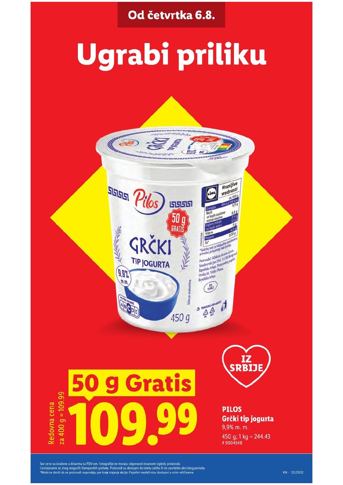Lidl katalog akcija strana 5 – važi od 6.8. do 12.8.2026.