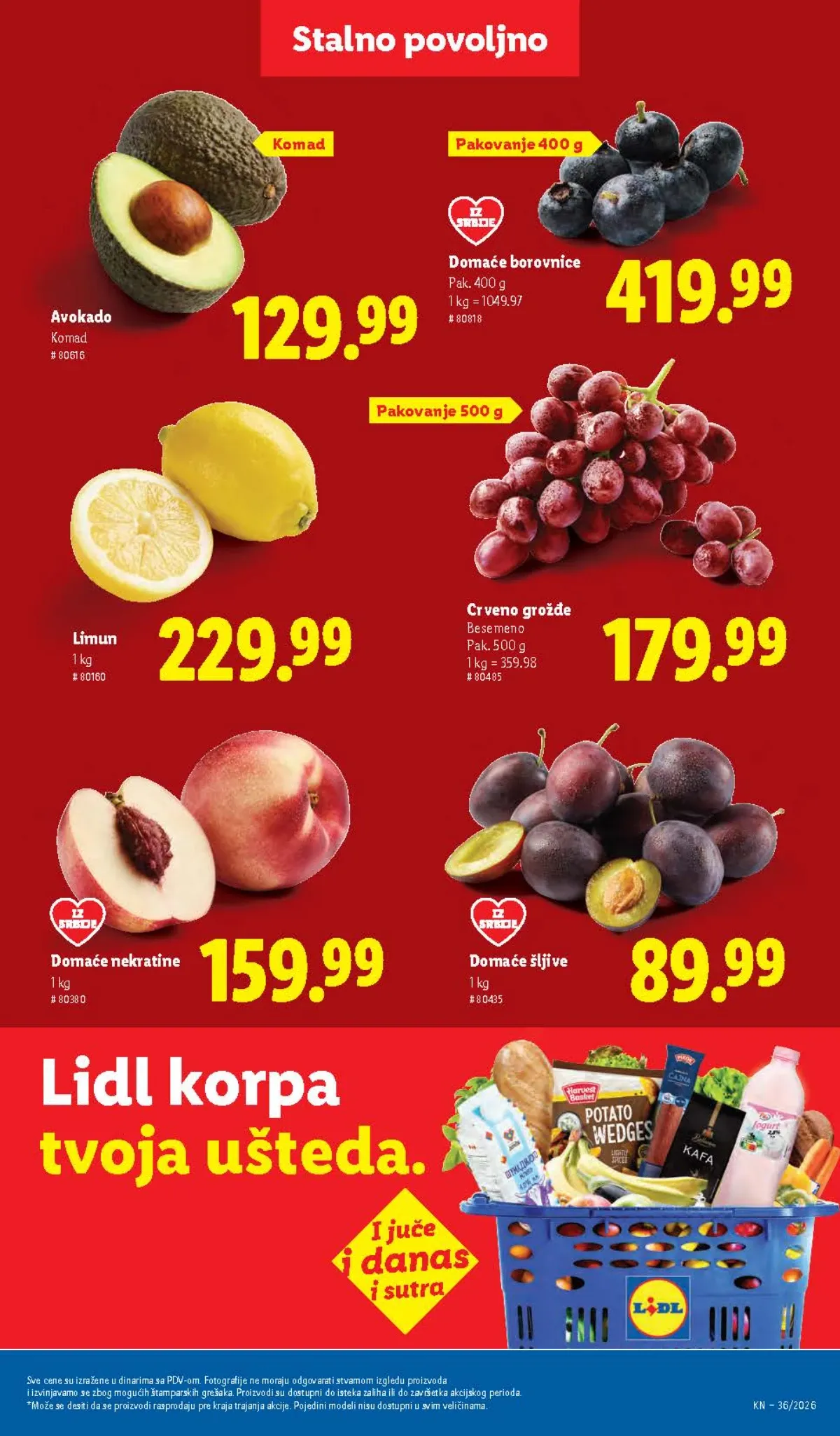 Lidl katalog akcija strana 51 – važi od 3.9. do 9.9.2026.