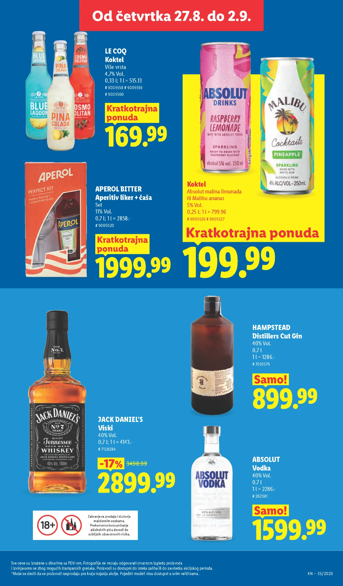 Lidl katalog akcija strana 53 – važi od 27.8. do 2.9.2026.