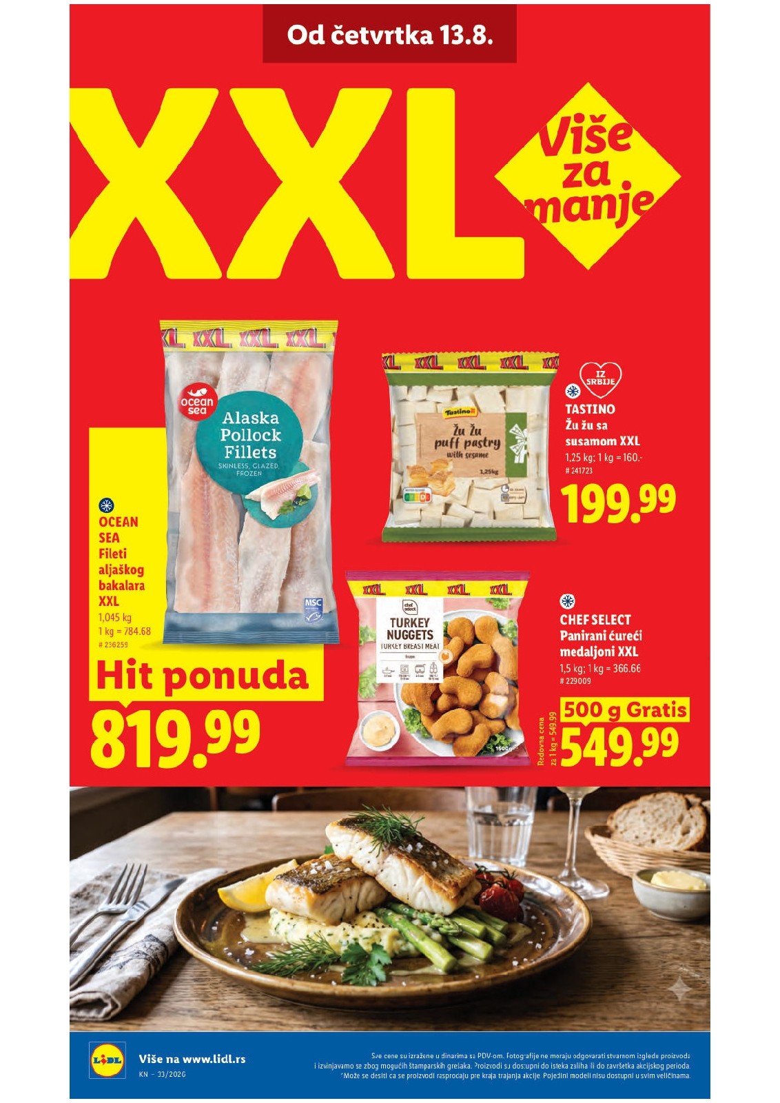 Lidl katalog akcija strana 56 – važi od 13.8. do 16.8.2026.