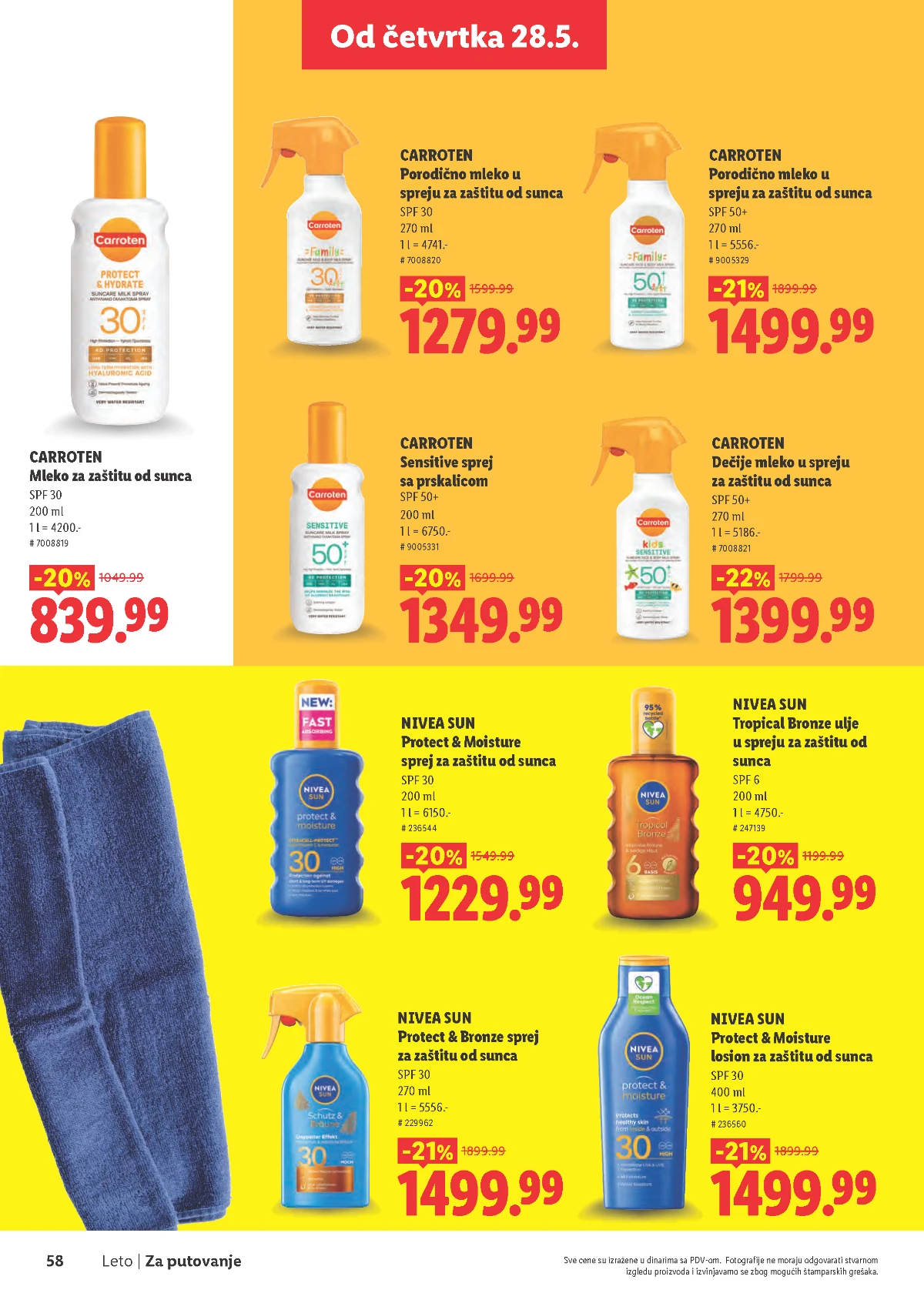 Lidl katalog akcija strana 58 – važi od 28.5. do 2.9.2026.