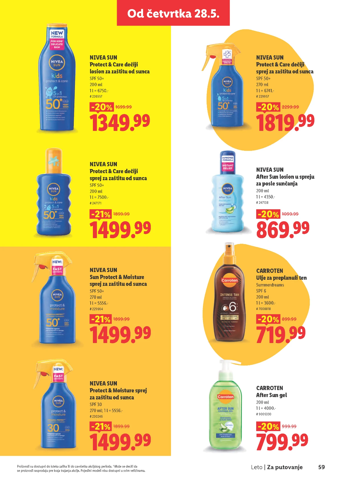 Lidl katalog akcija strana 59 – važi od 28.5. do 2.9.2026.