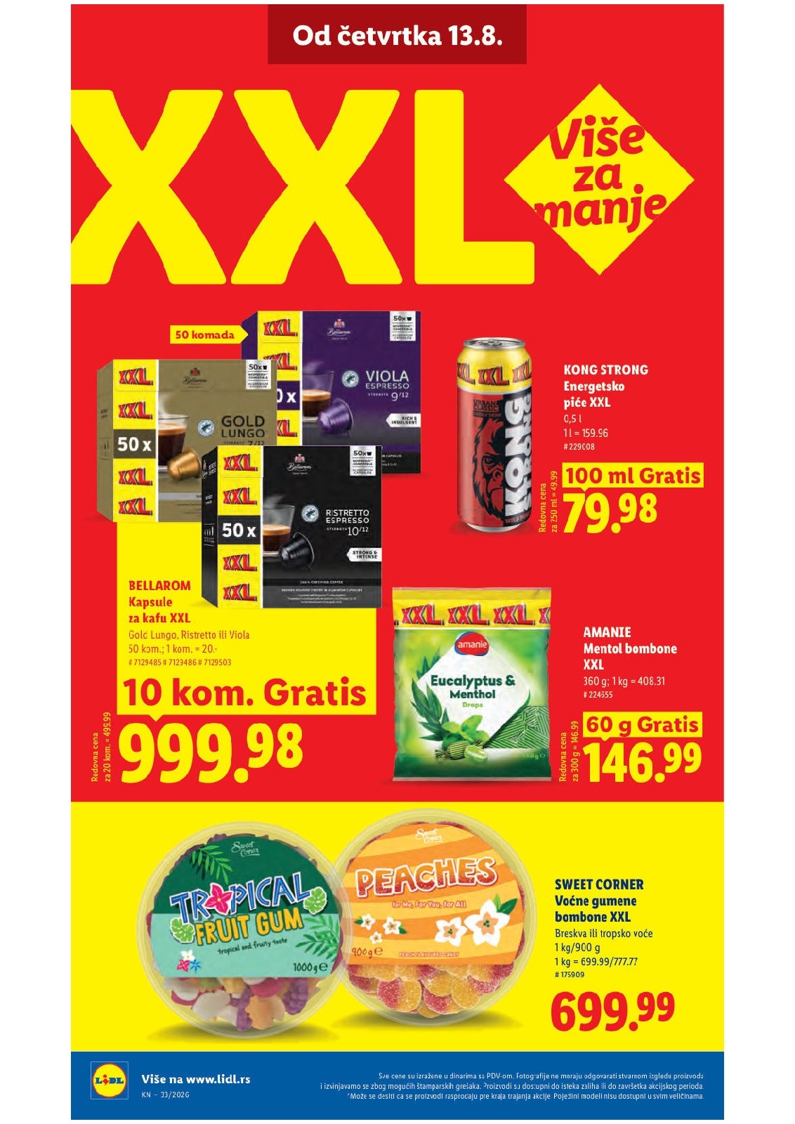 Lidl katalog akcija strana 62 – važi od 13.8. do 16.8.2026.