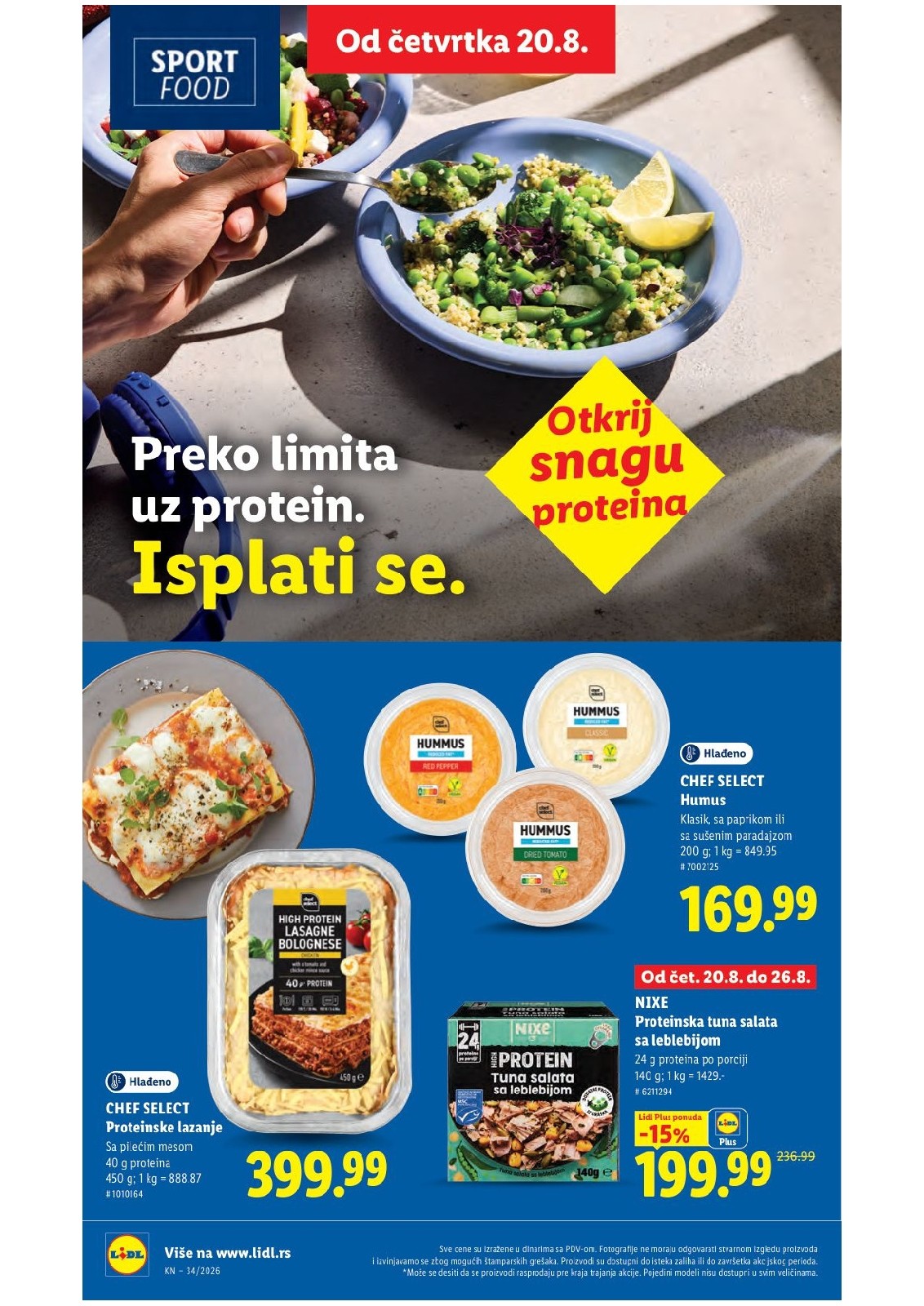 Lidl katalog akcija strana 68 – važi od 20.8. do 26.8.2026.