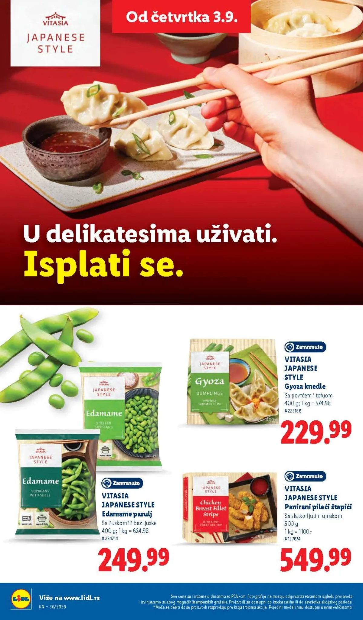 Lidl katalog akcija strana 74 – važi od 3.9. do 9.9.2026.