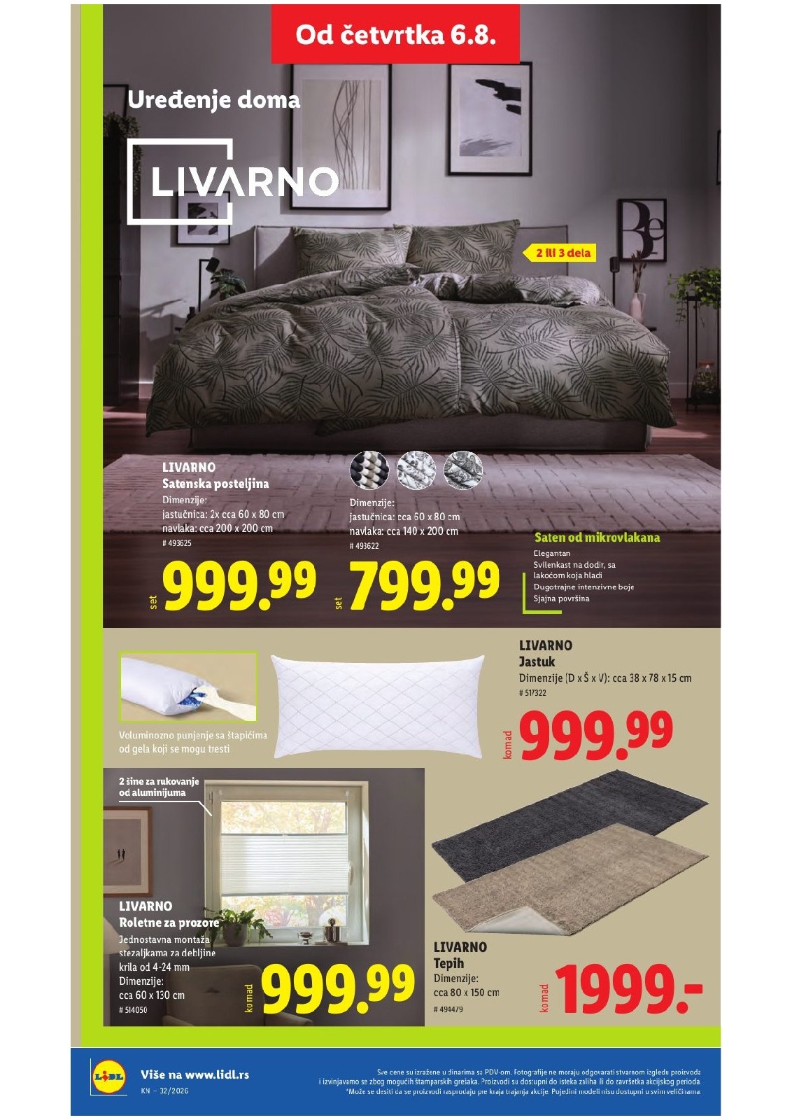 Lidl katalog akcija strana 74 – važi od 6.8. do 12.8.2026.
