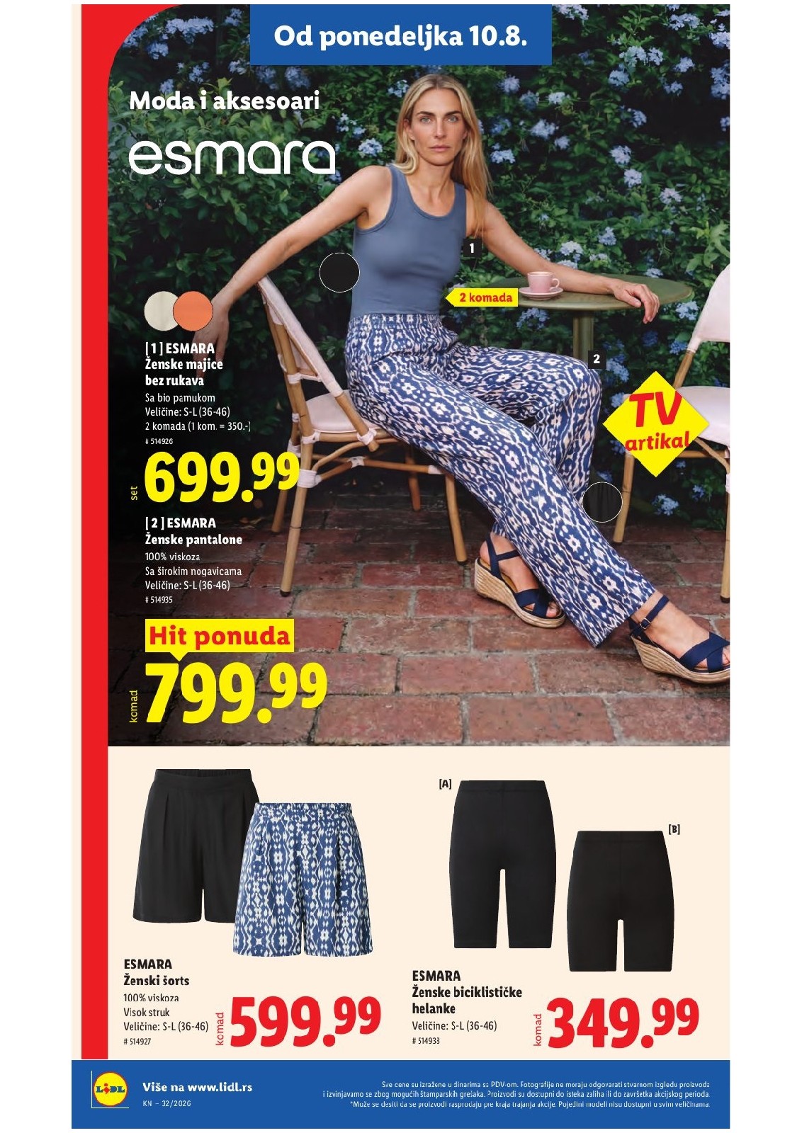 Lidl katalog akcija strana 82 – važi od 6.8. do 12.8.2026.