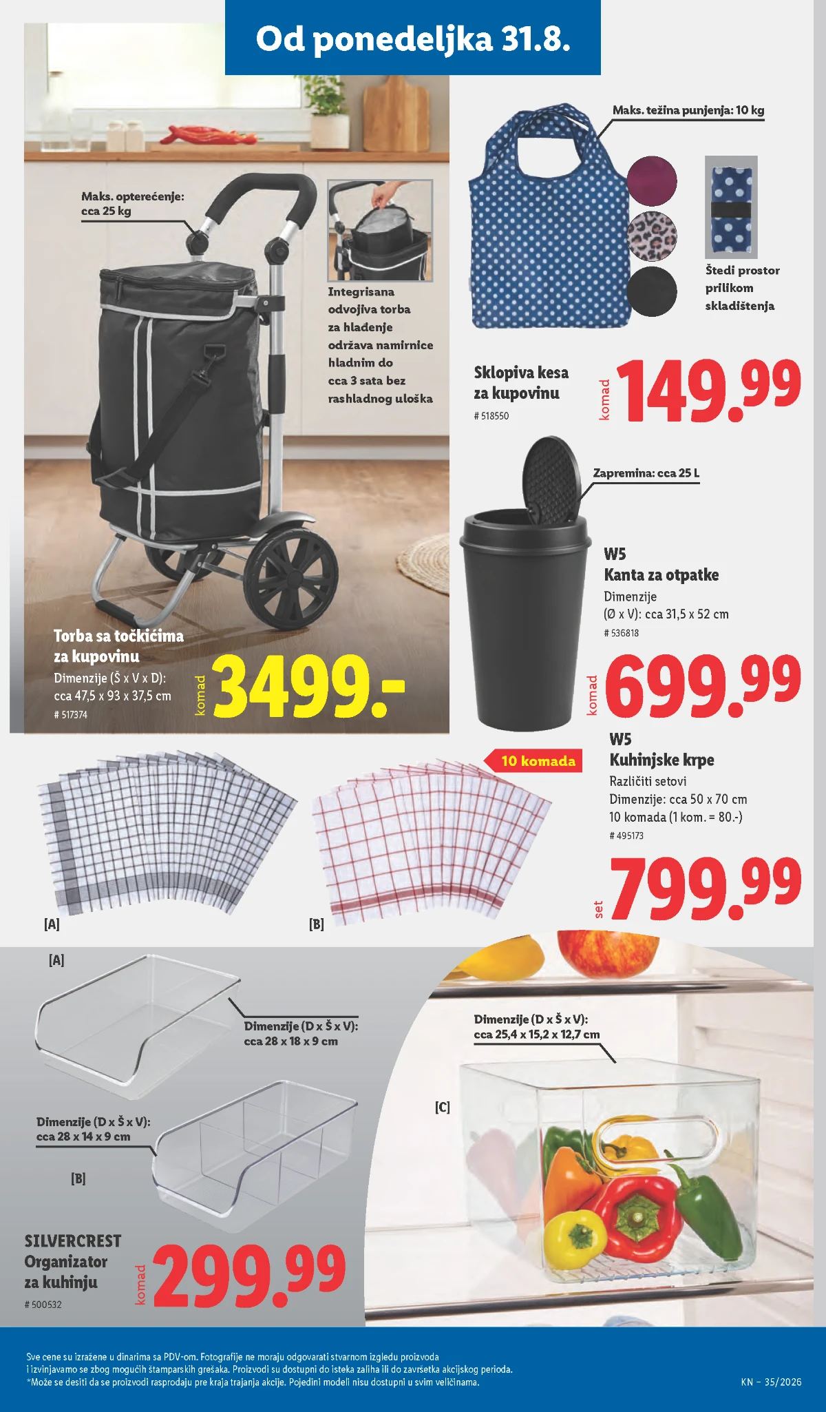 Lidl katalog akcija strana 89 – važi od 31.8. do 2.9.2026.