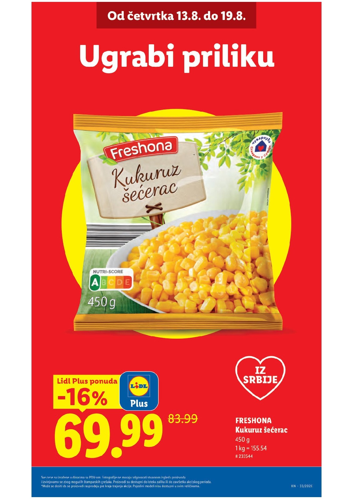 Lidl katalog akcija strana 9 – važi od 13.8. do 16.8.2026.