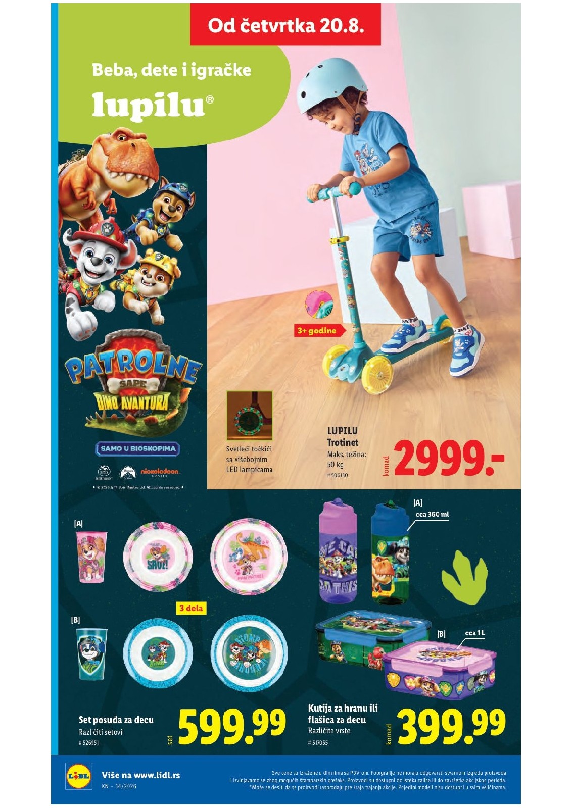 Lidl katalog akcija strana 90 – važi od 20.8. do 26.8.2026.