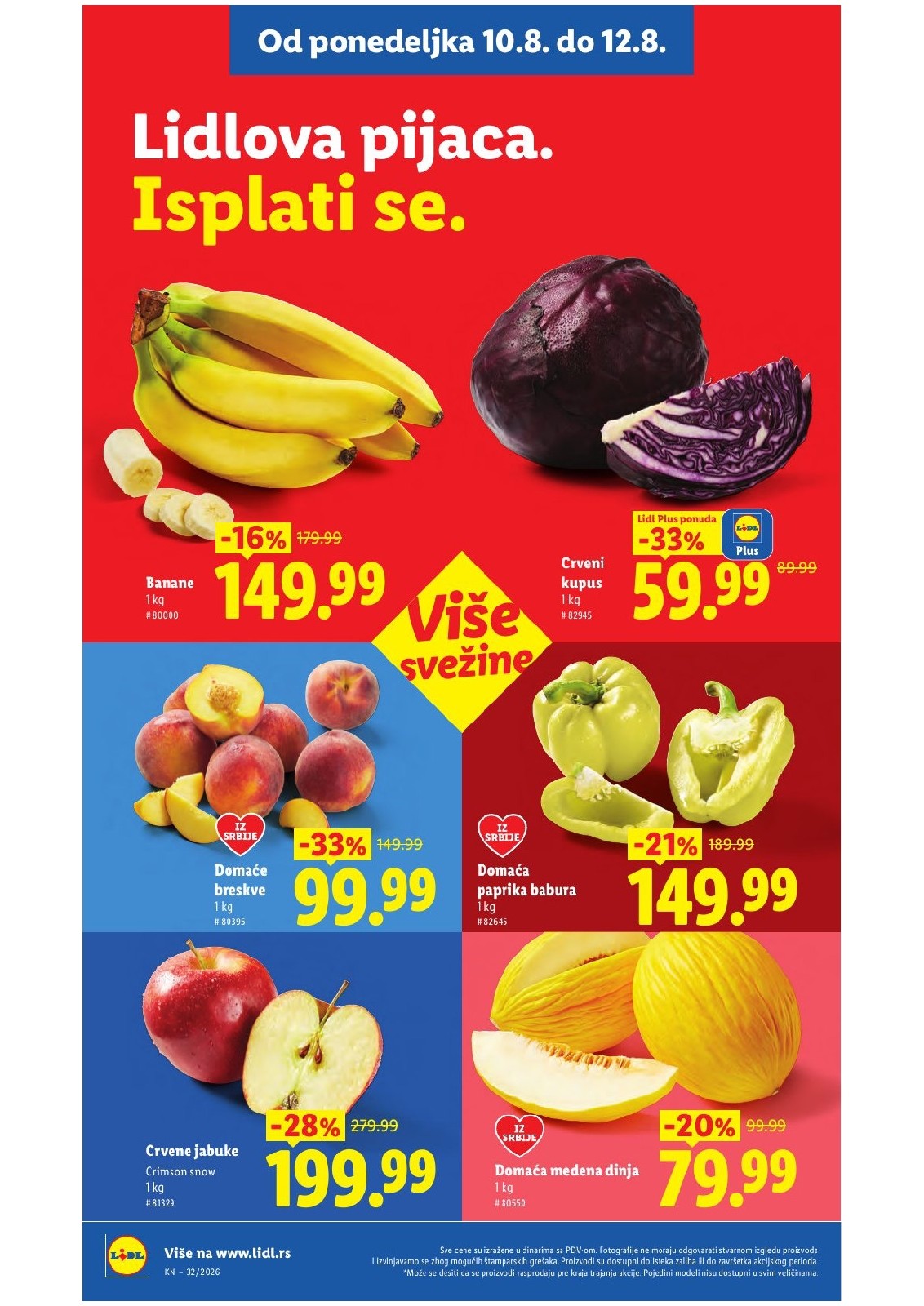 Lidl katalog akcija strana 92 – važi od 6.8. do 12.8.2026.