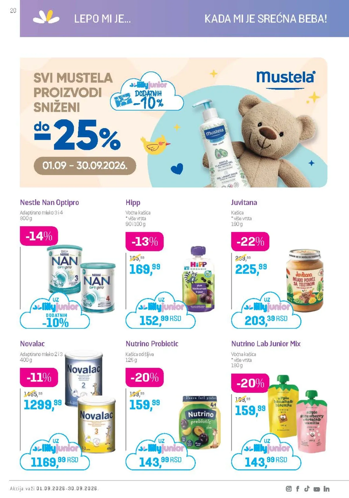 Lilly katalog akcija strana 20 – važi od 1.9. do 30.9.2026.