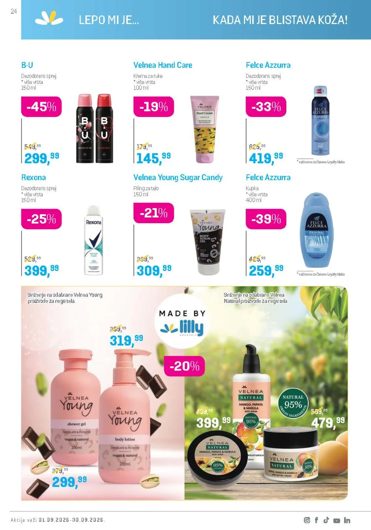 Lilly katalog akcija strana 24 – važi od 1.9. do 30.9.2026.
