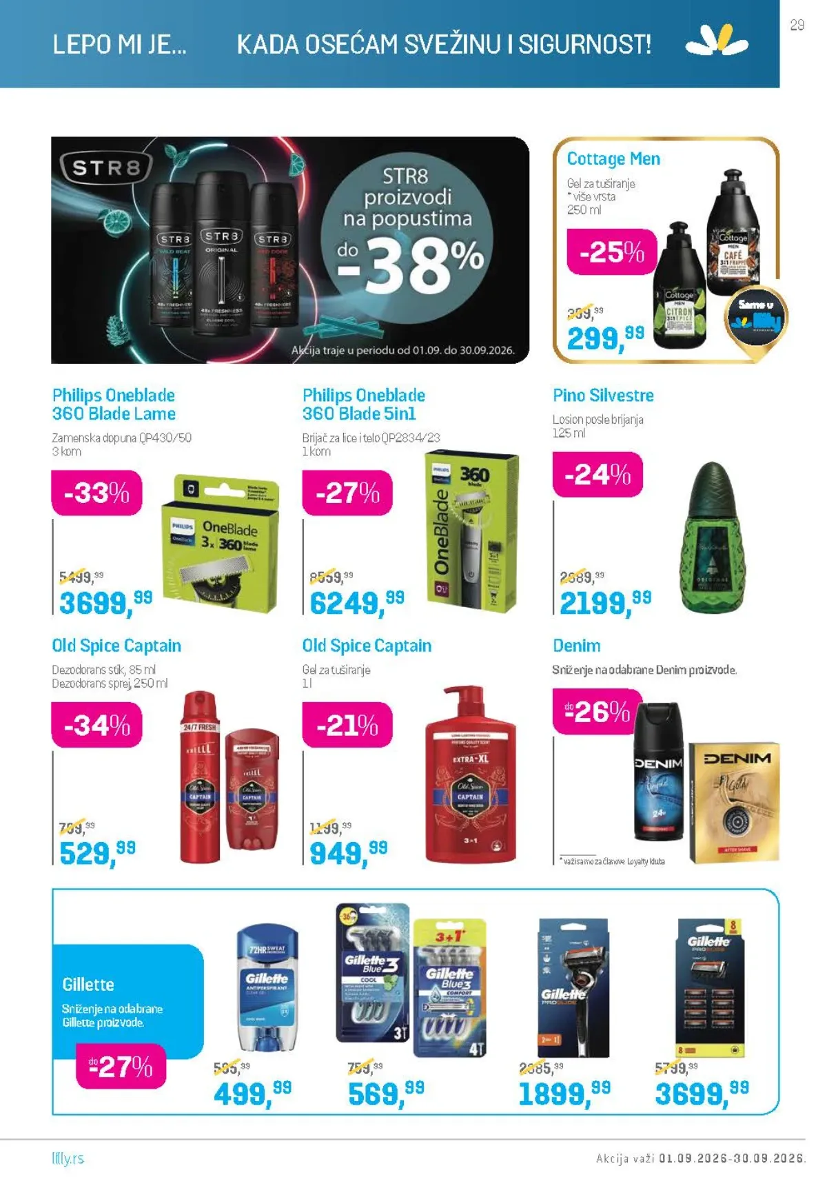 Lilly katalog akcija strana 29 – važi od 1.9. do 30.9.2026.