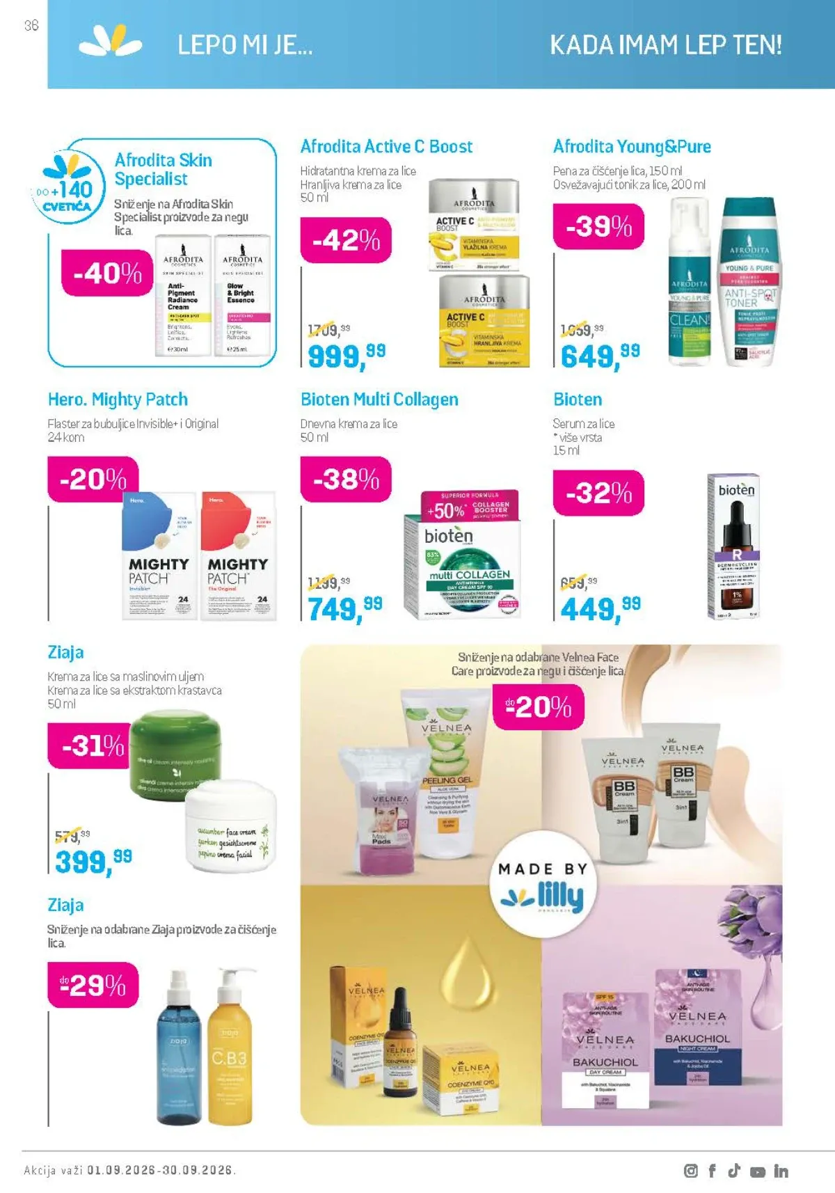 Lilly katalog akcija strana 36 – važi od 1.9. do 30.9.2026.