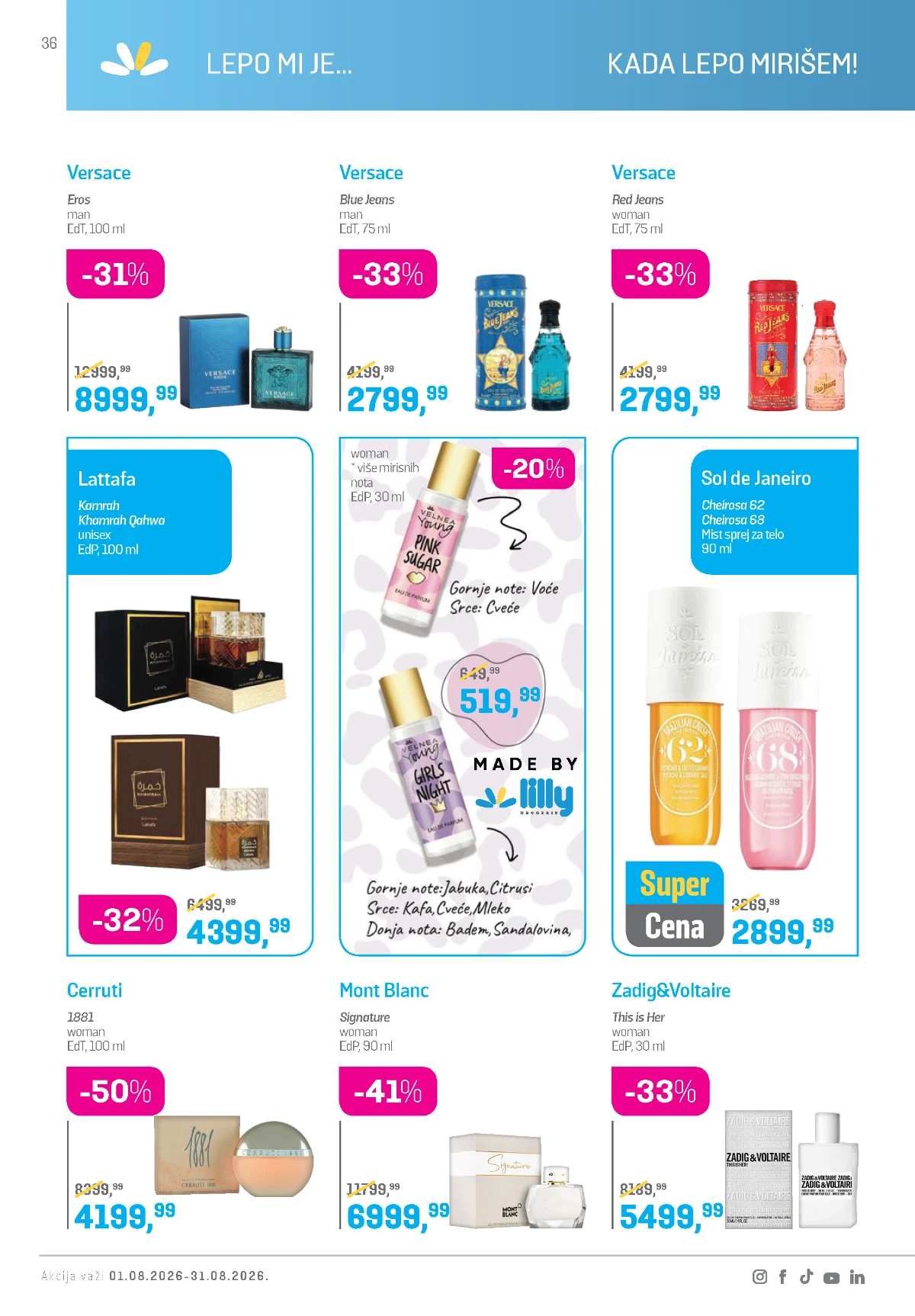 Lilly katalog akcija strana 36 – važi od 1.8. do 31.8.2026.