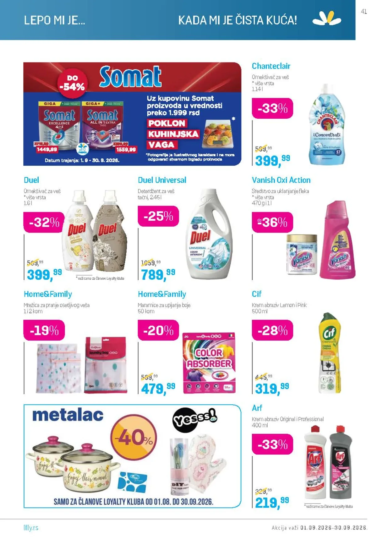 Lilly katalog akcija strana 41 – važi od 1.9. do 30.9.2026.