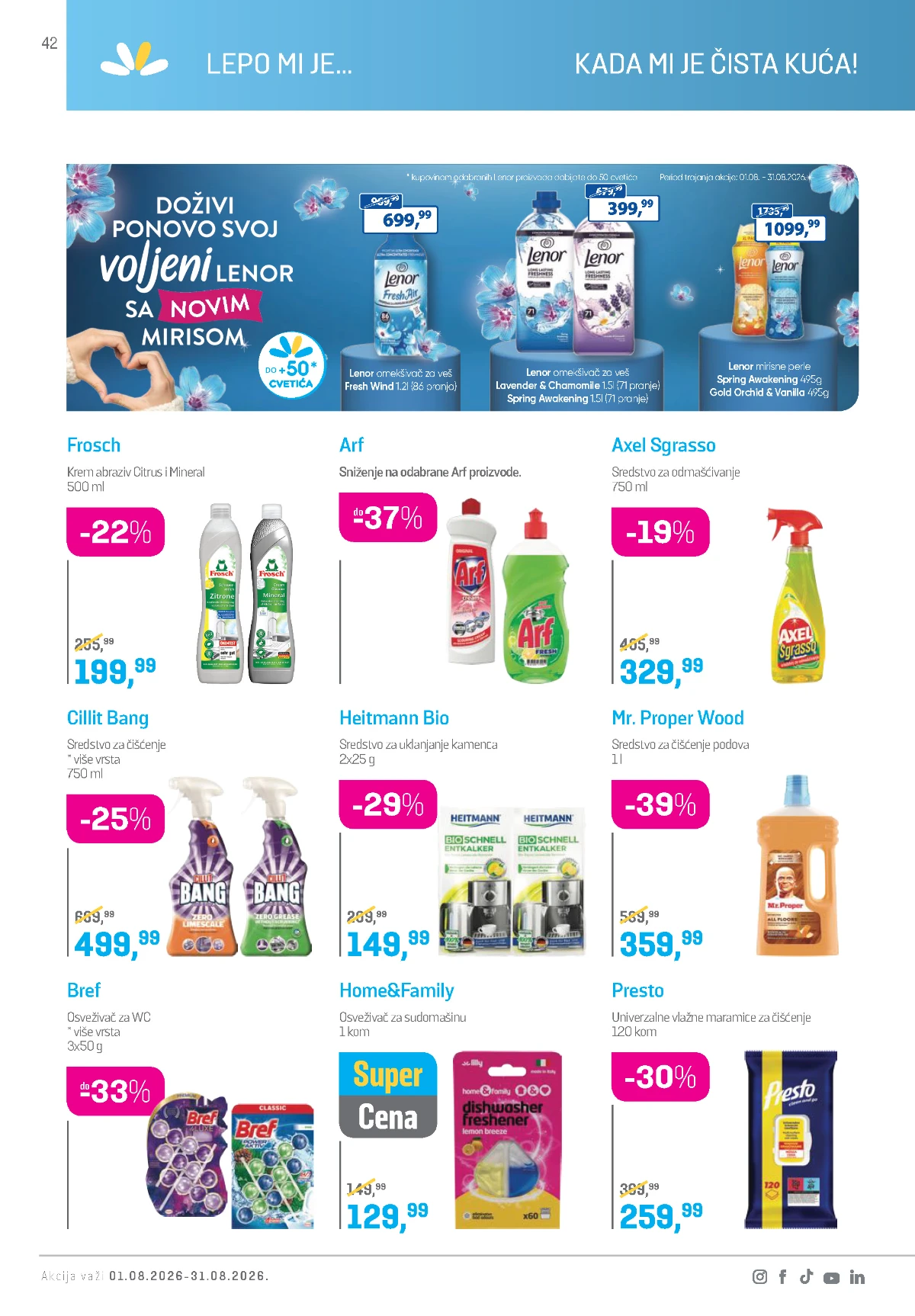 Lilly katalog akcija strana 42 – važi od 1.8. do 31.8.2026.