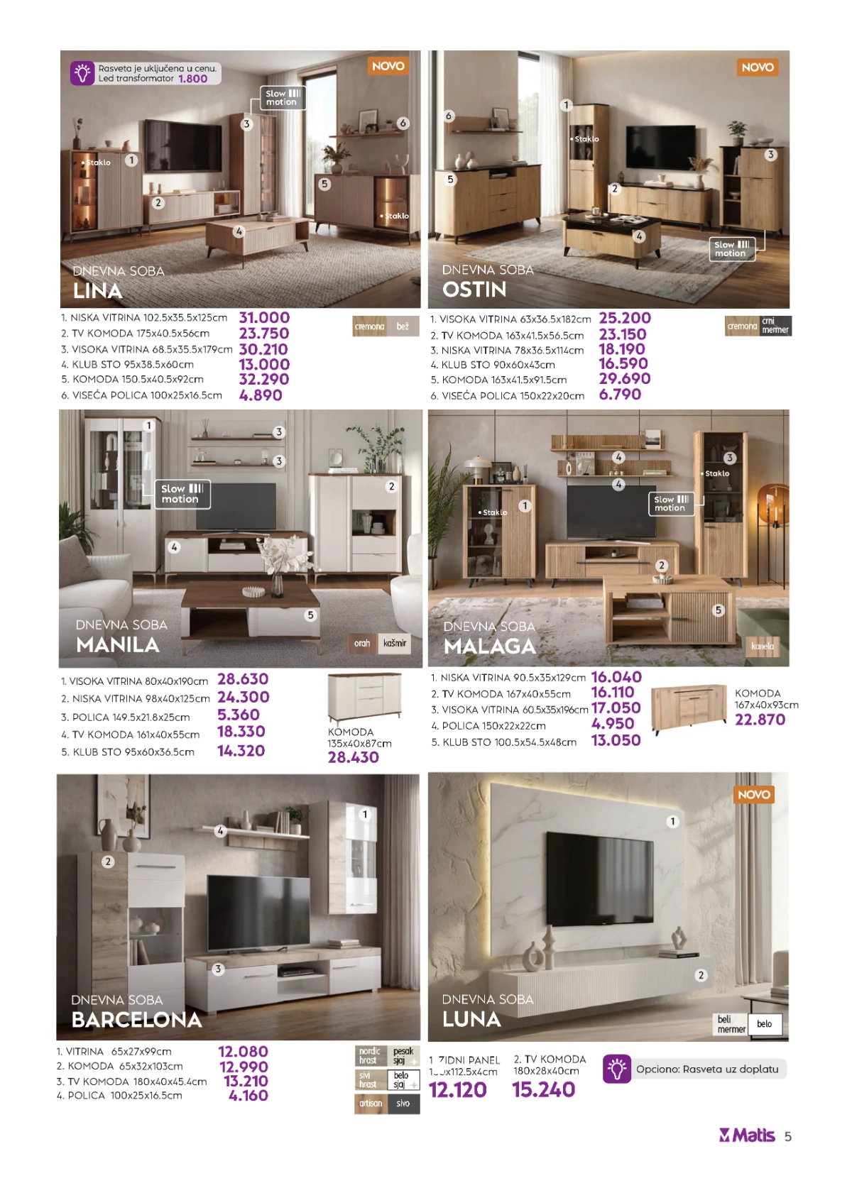 Matis katalog akcija strana 5 – važi od 1.8. do 31.8.2026.