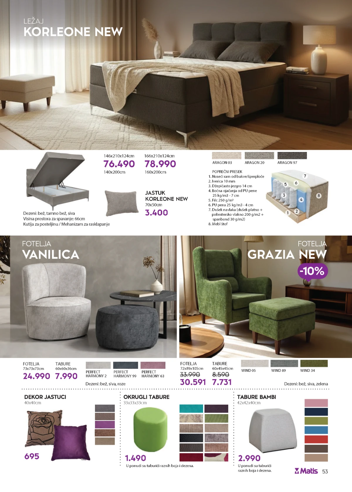 Matis katalog akcija strana 53 – važi od 1.8. do 31.8.2026.