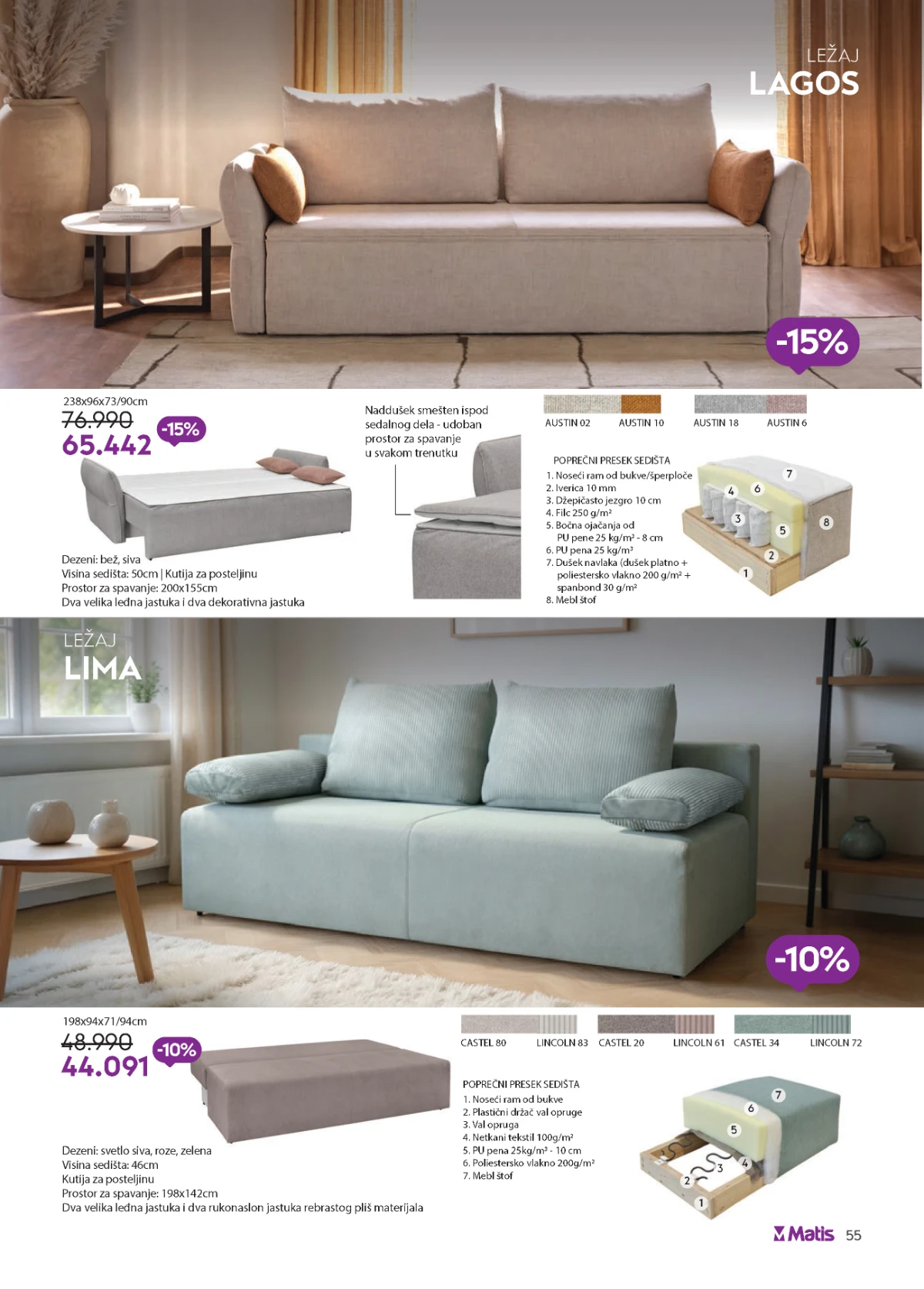 Matis katalog akcija strana 55 – važi od 1.8. do 31.8.2026.