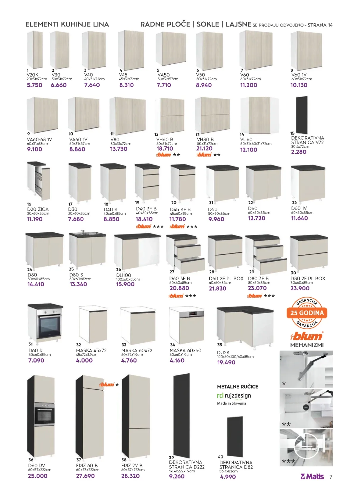 Matis katalog akcija strana 7 – važi od 1.8. do 31.8.2026.