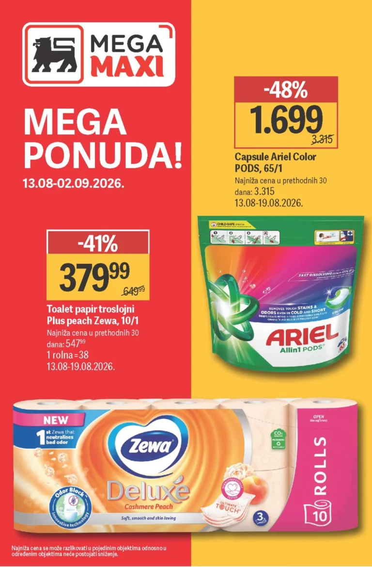 Maxi katalog akcija strana 1
