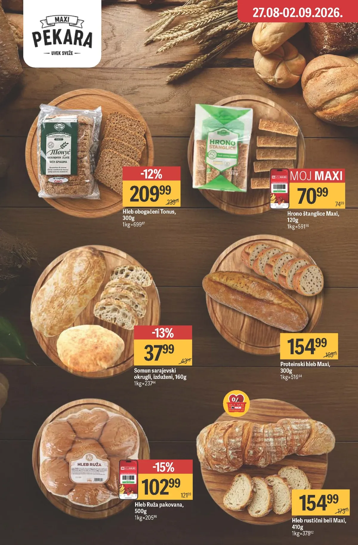 Maxi katalog akcija strana 11 – važi od 27.8. do 16.9.2026.
