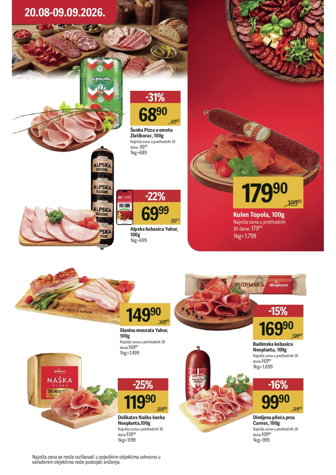 Maxi katalog akcija strana 13 – važi od 20.8. do 9.9.2026.