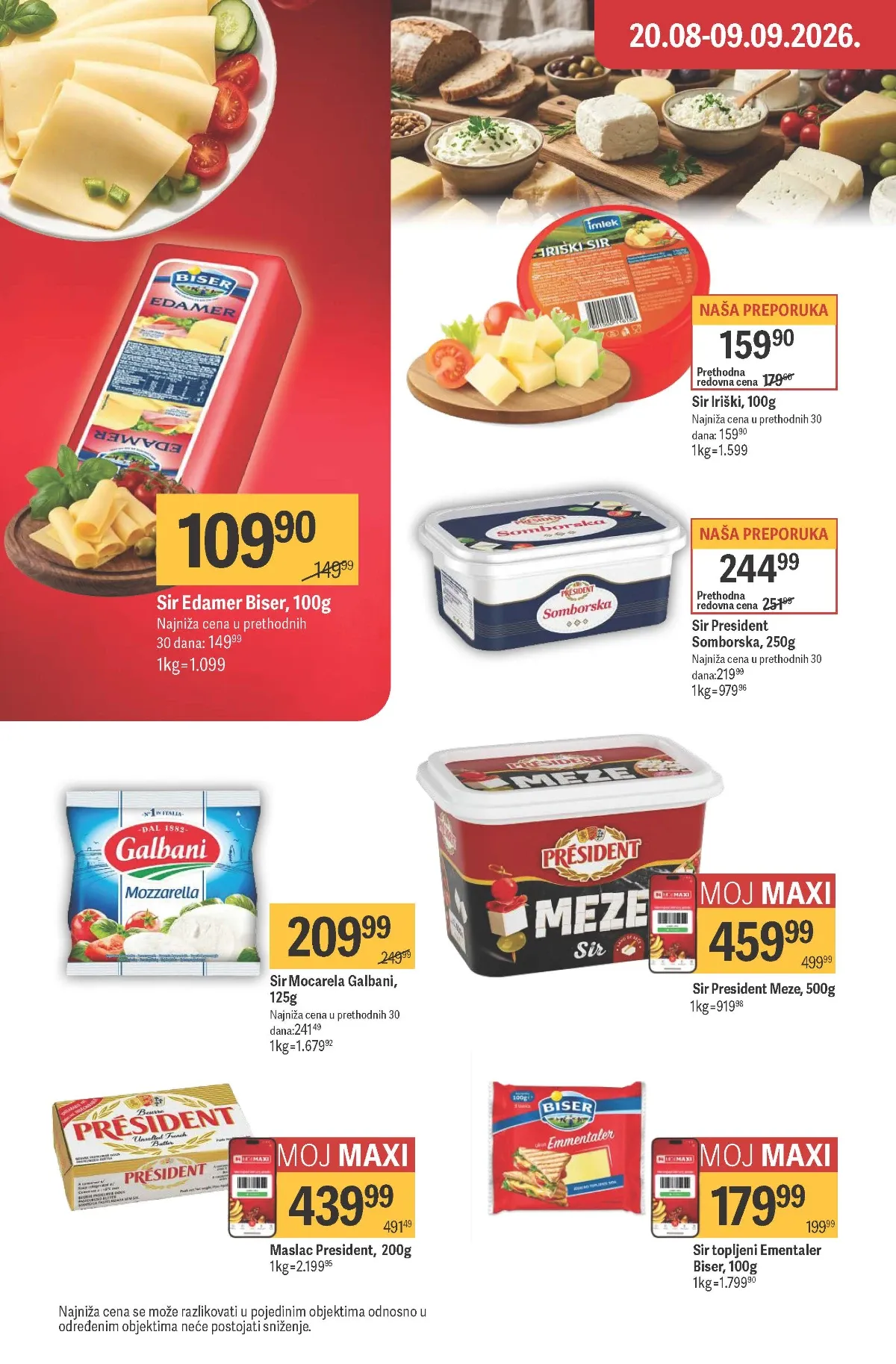 Maxi katalog akcija strana 14 – važi od 27.8. do 16.9.2026.