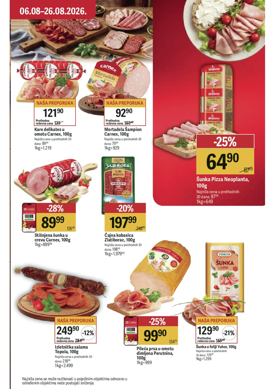 Maxi katalog akcija strana 14 – važi od 13.8. do 2.9.2026.