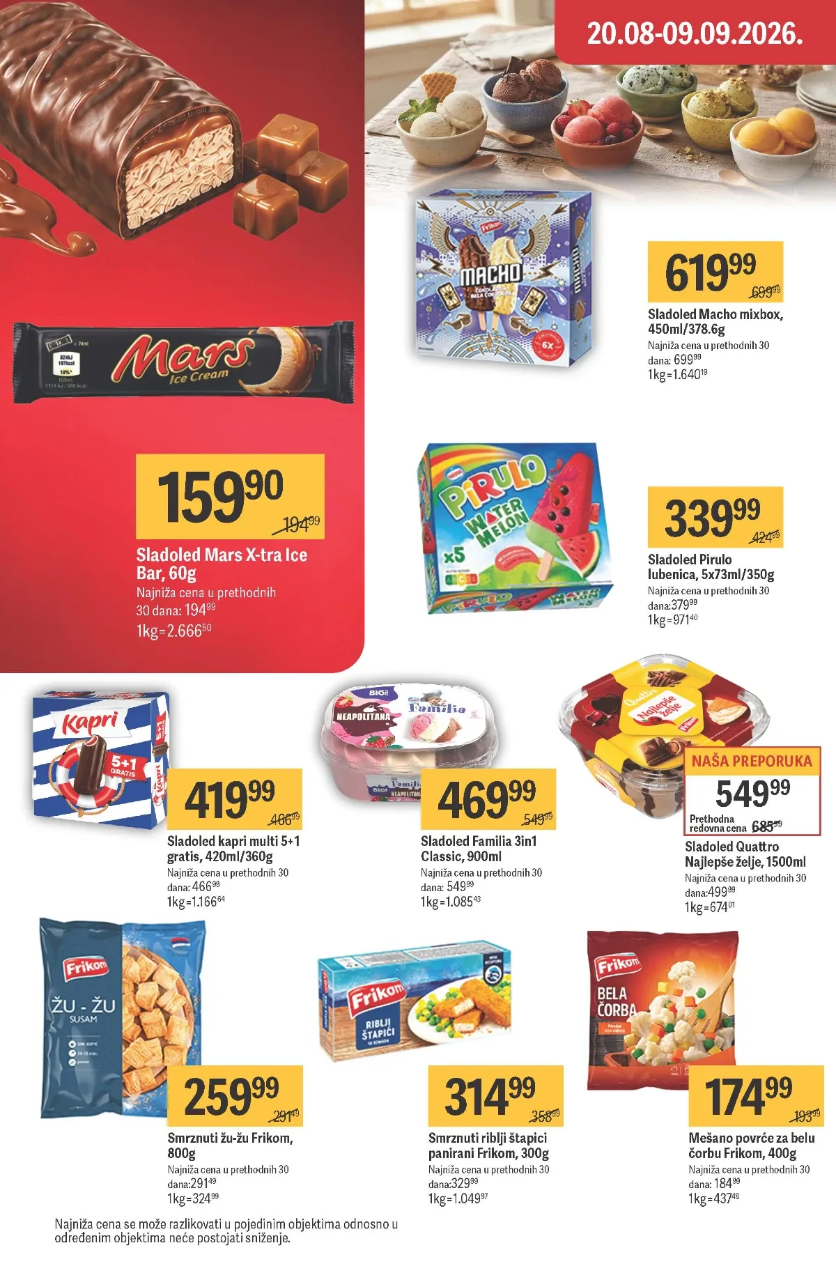 Maxi katalog akcija strana 18 – važi od 27.8. do 16.9.2026.