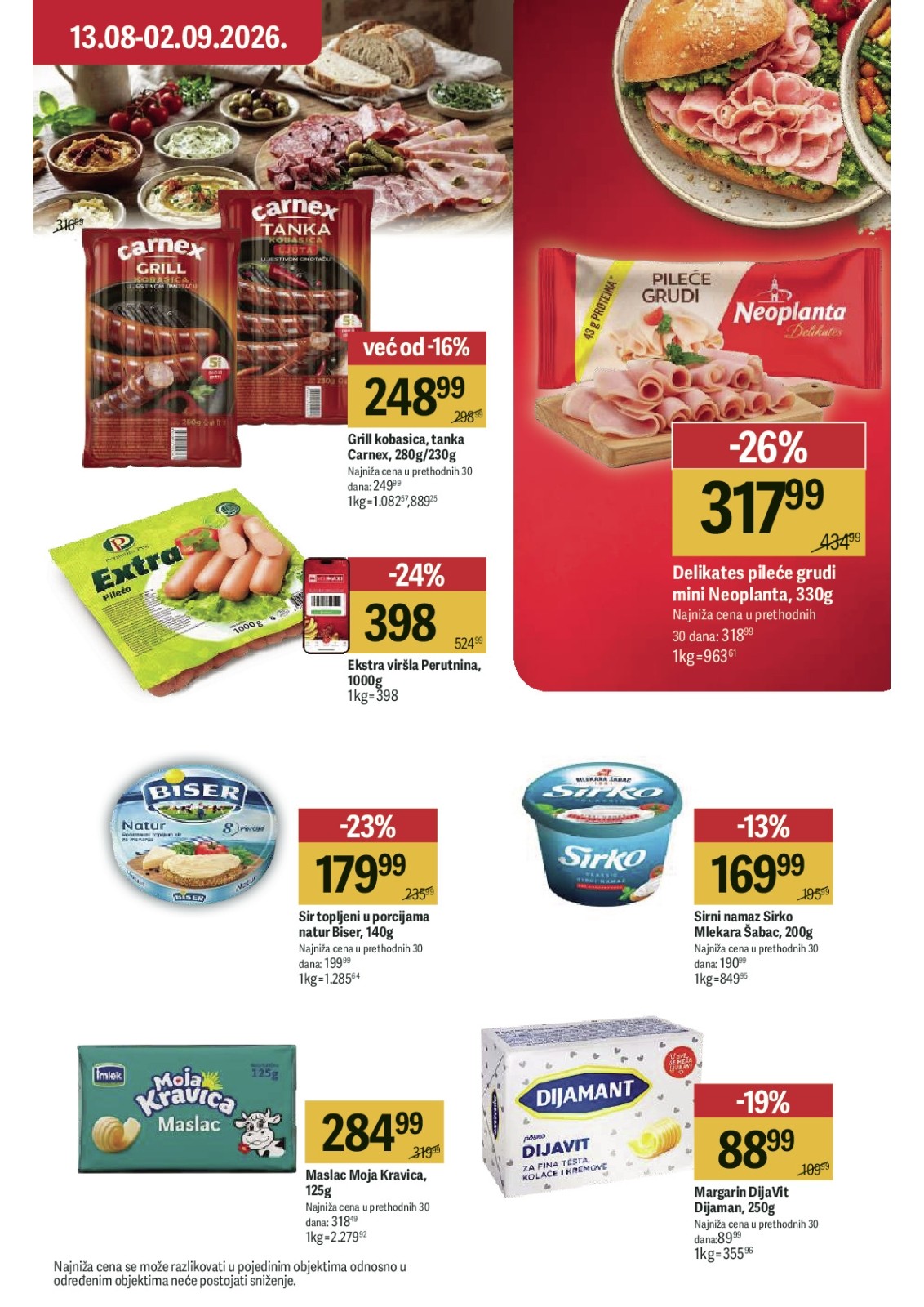 Maxi katalog akcija strana 19 – važi od 13.8. do 2.9.2026.